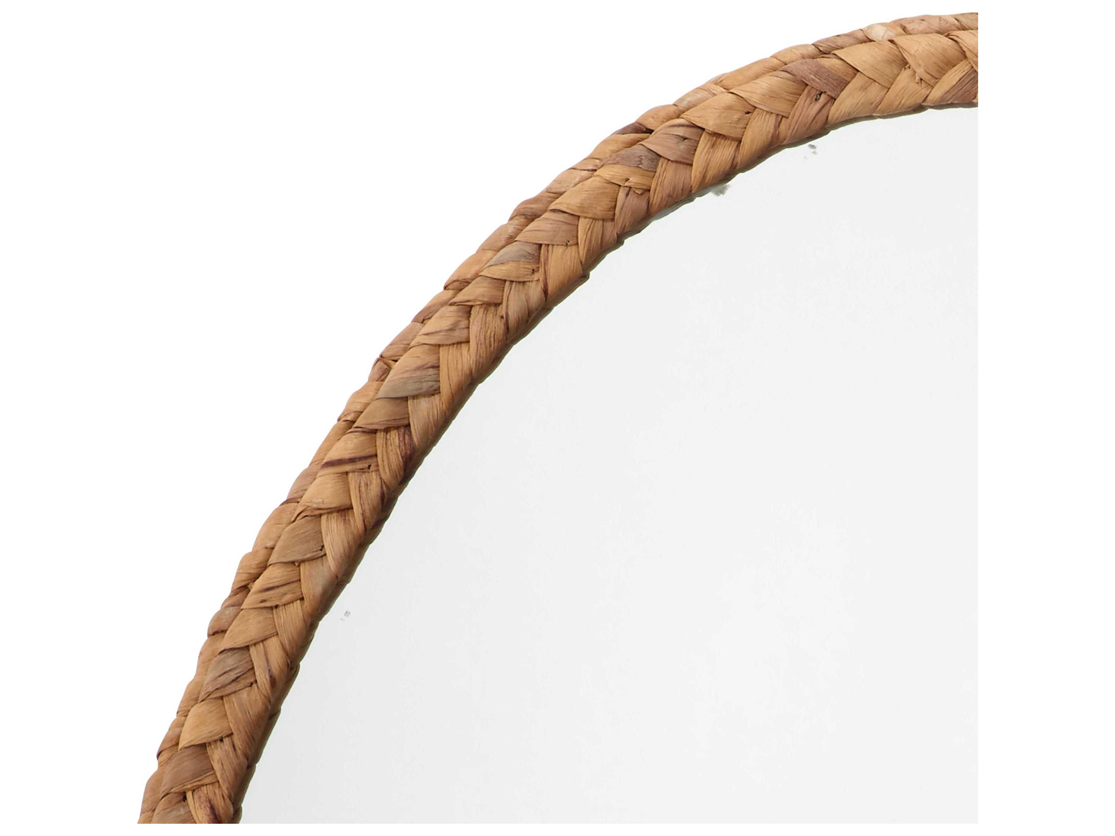 Jamie Young Sparrow Natural Oval Wall Mirror