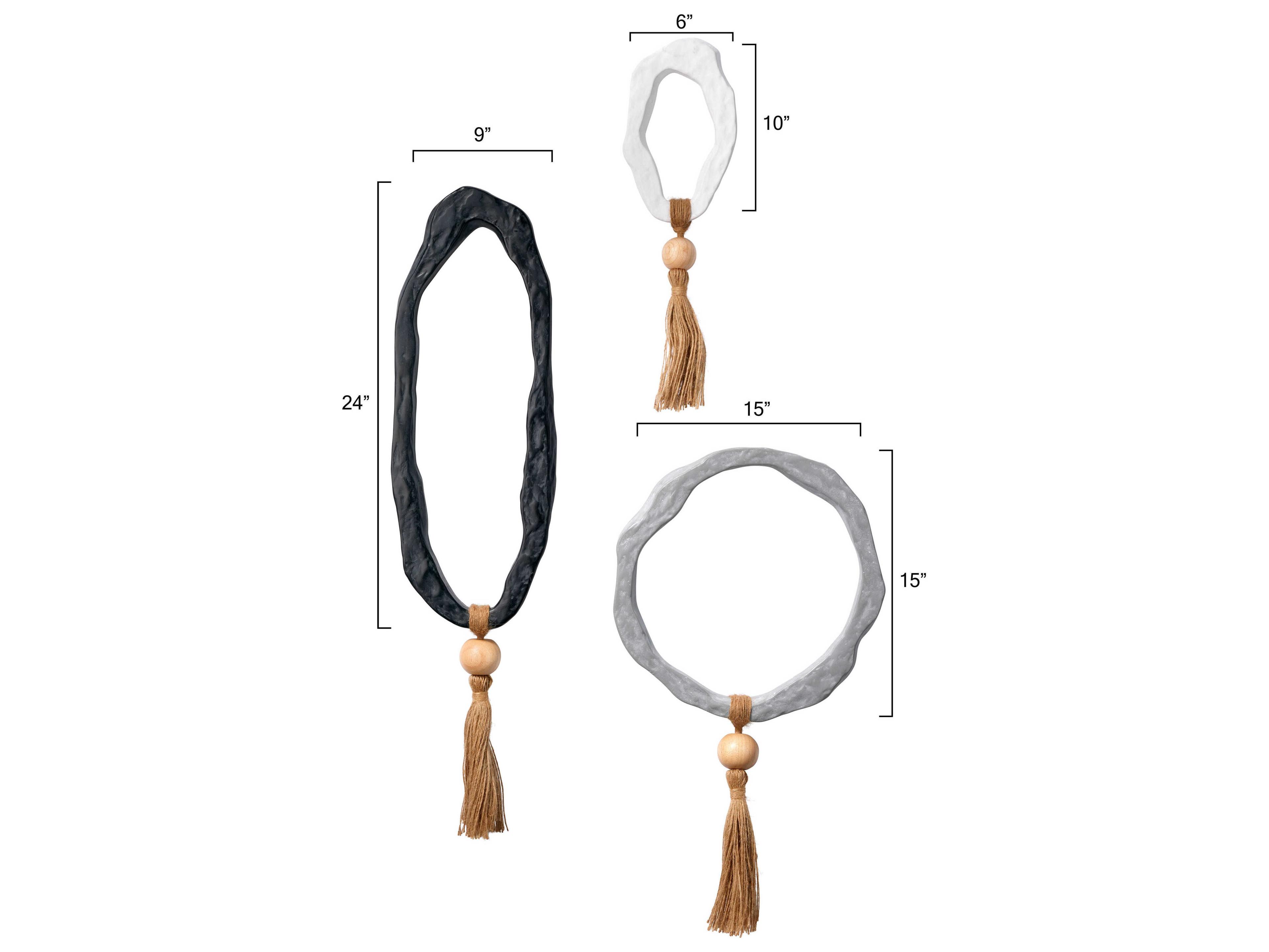 Jamie Young Mirage Abstract Wall Art Set of 3