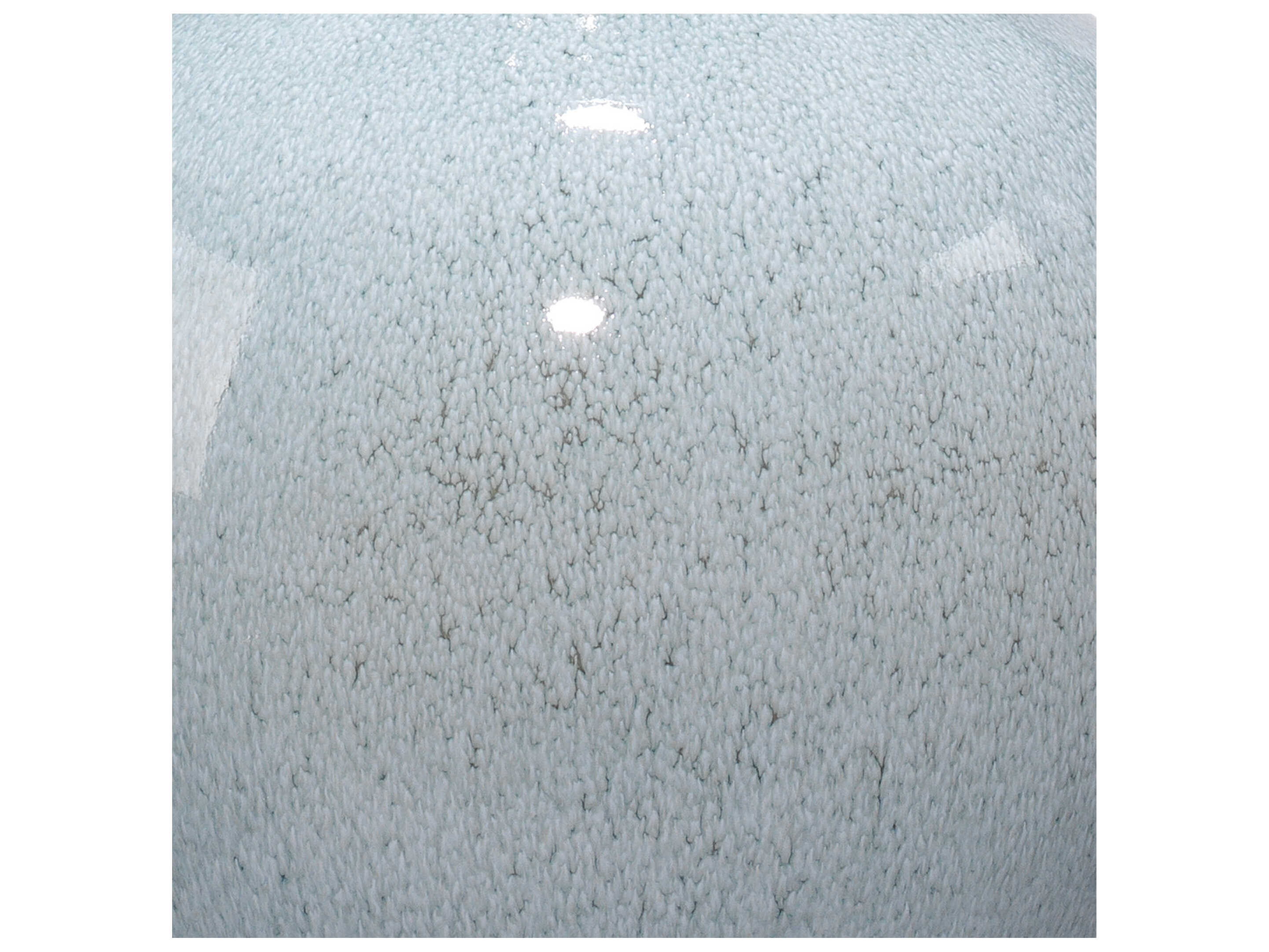 Jamie Young Aubrey Blue White Cotton Drum Table Lamp