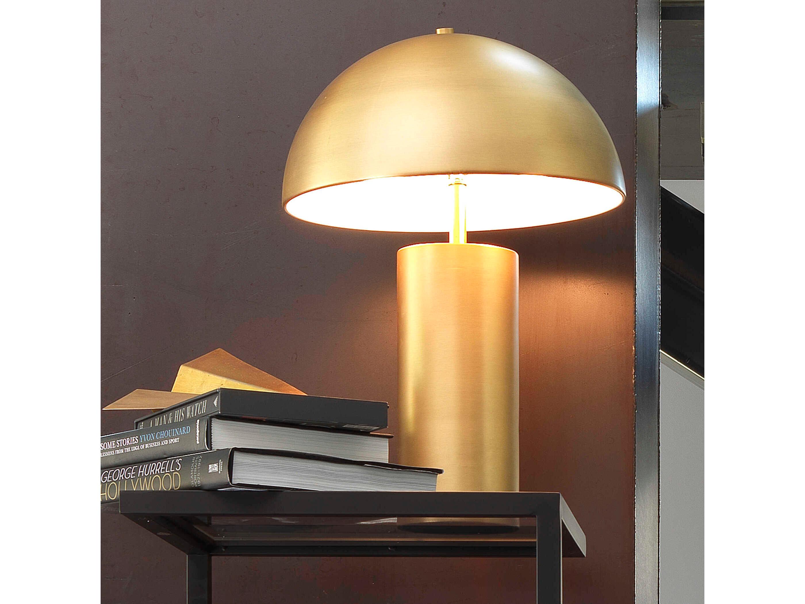 Jamie Young Felix Antique Brass Table Lamp