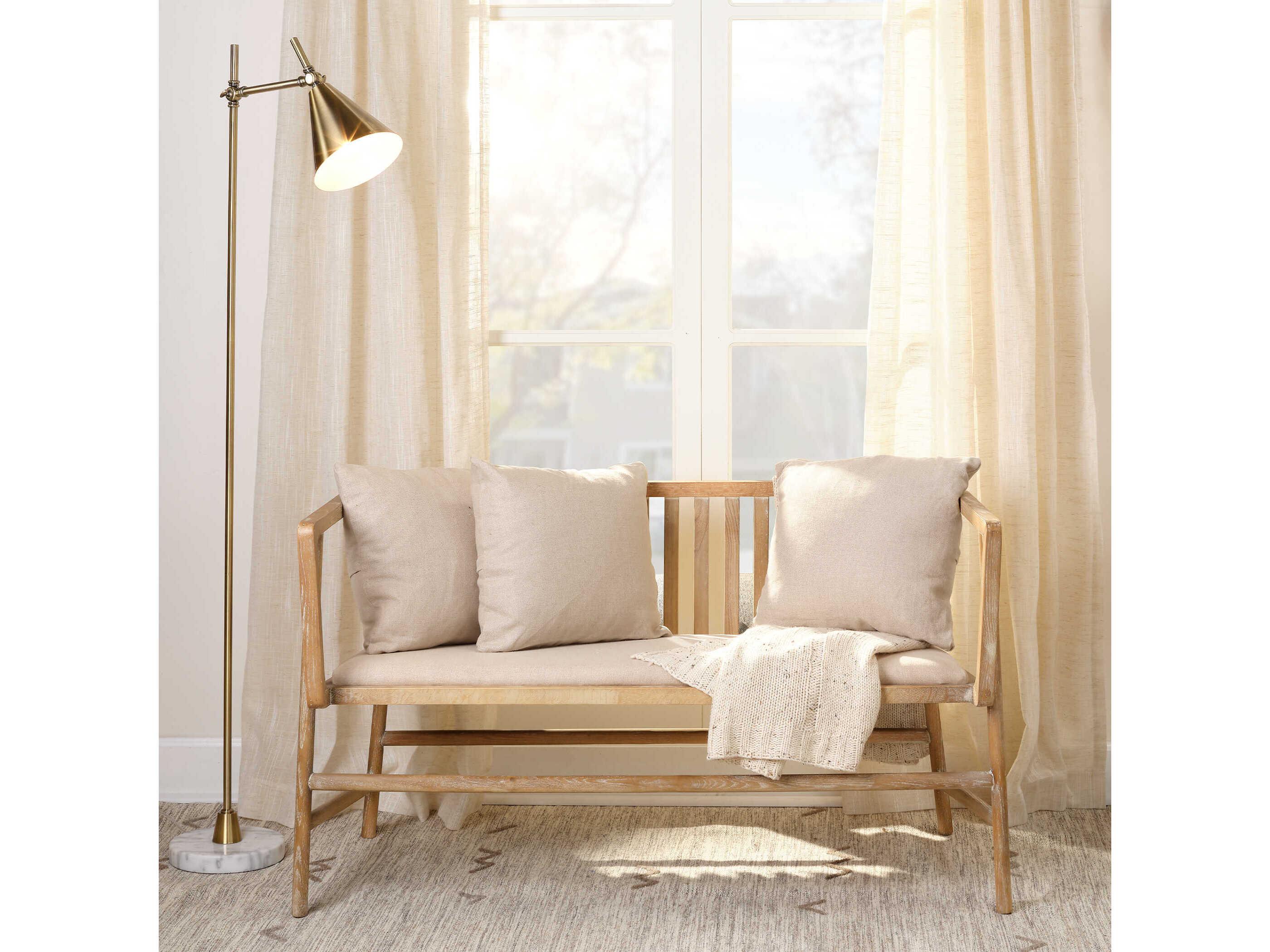 Jamie Young Kennedy Brass Floor Lamp