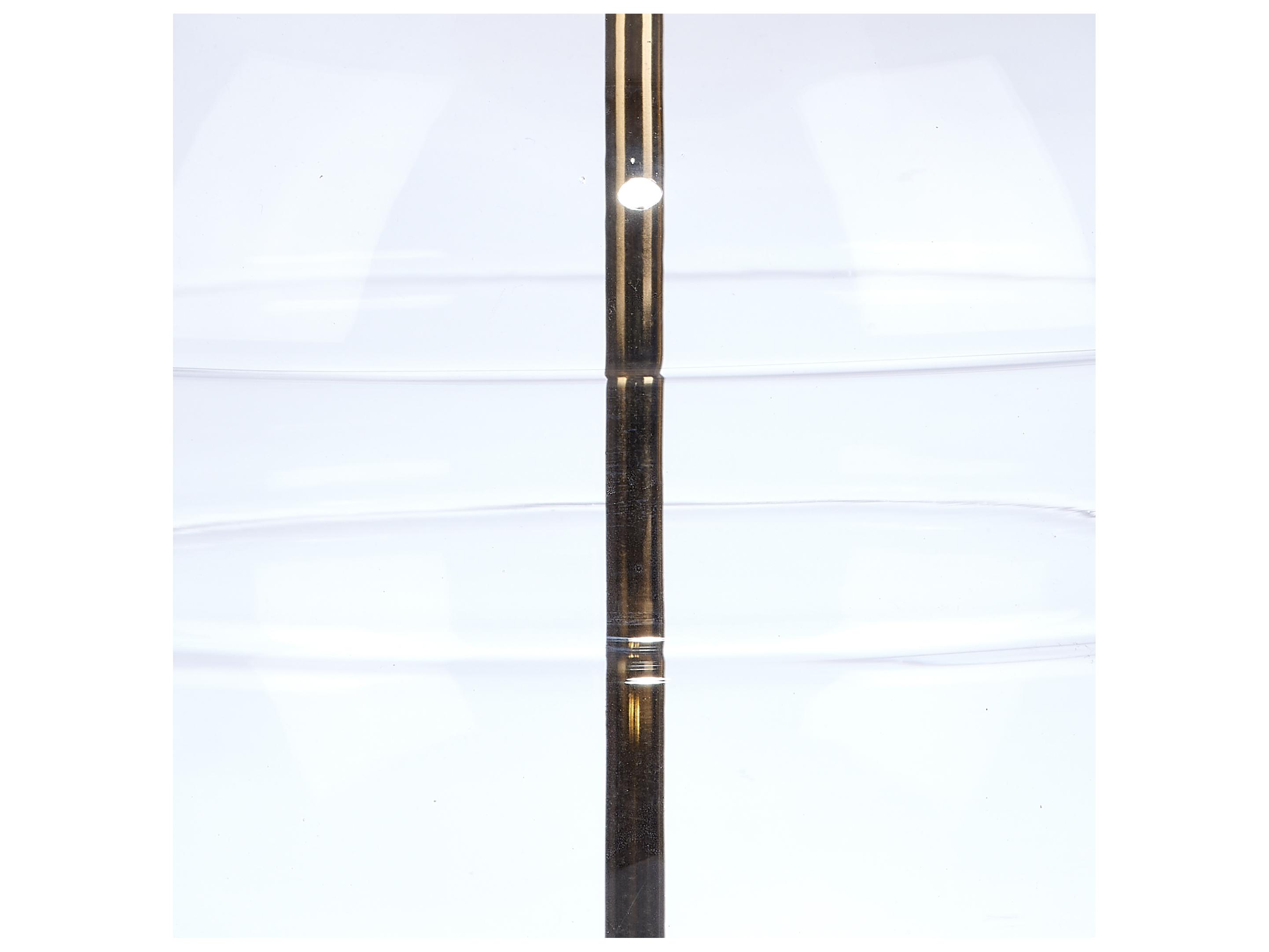 Jamie Young Satellite Antique Brass Linen White Drum Buffet Lamp