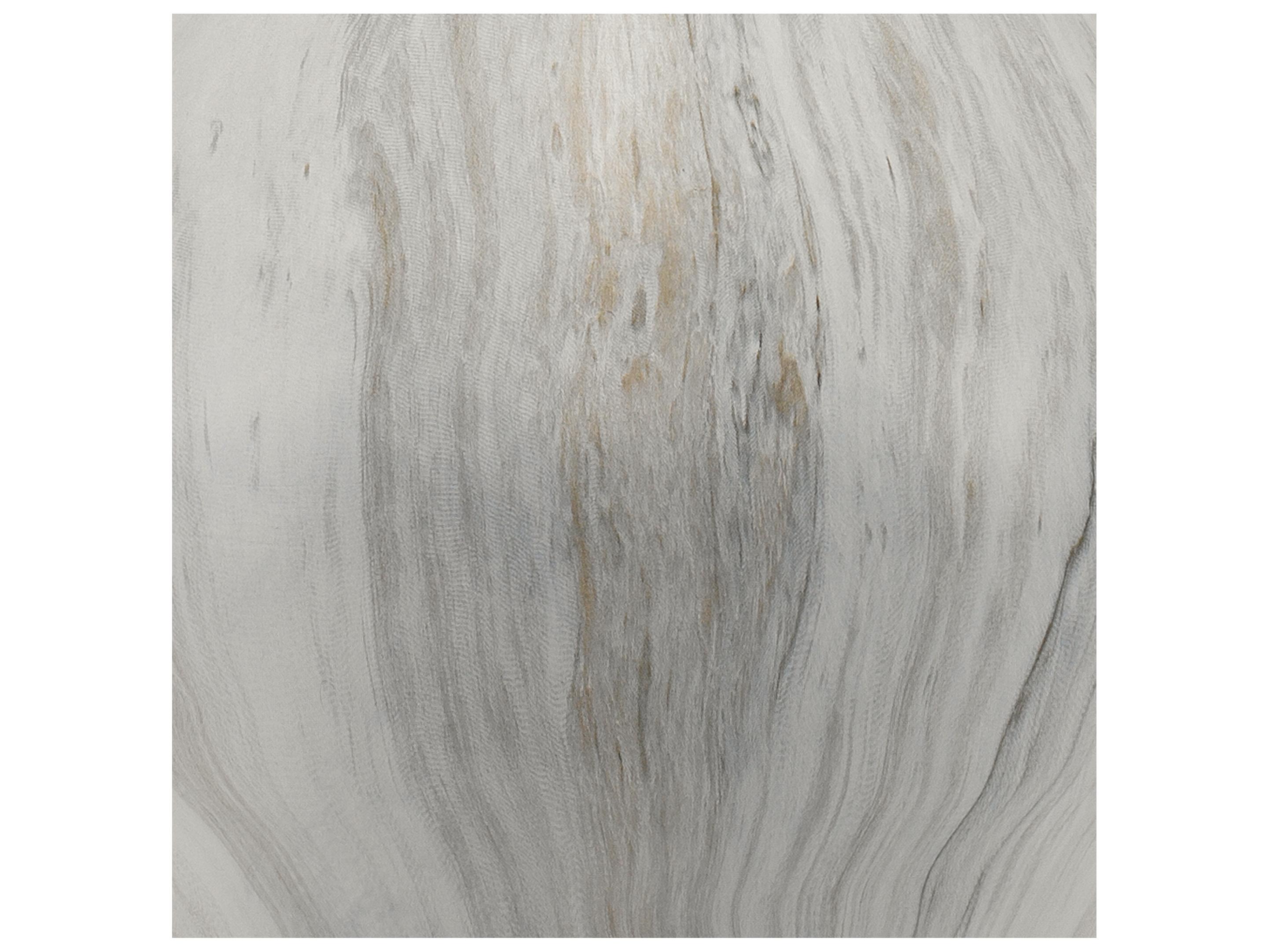 Jamie Young Mila Grey Linen White Drum Buffet Lamp