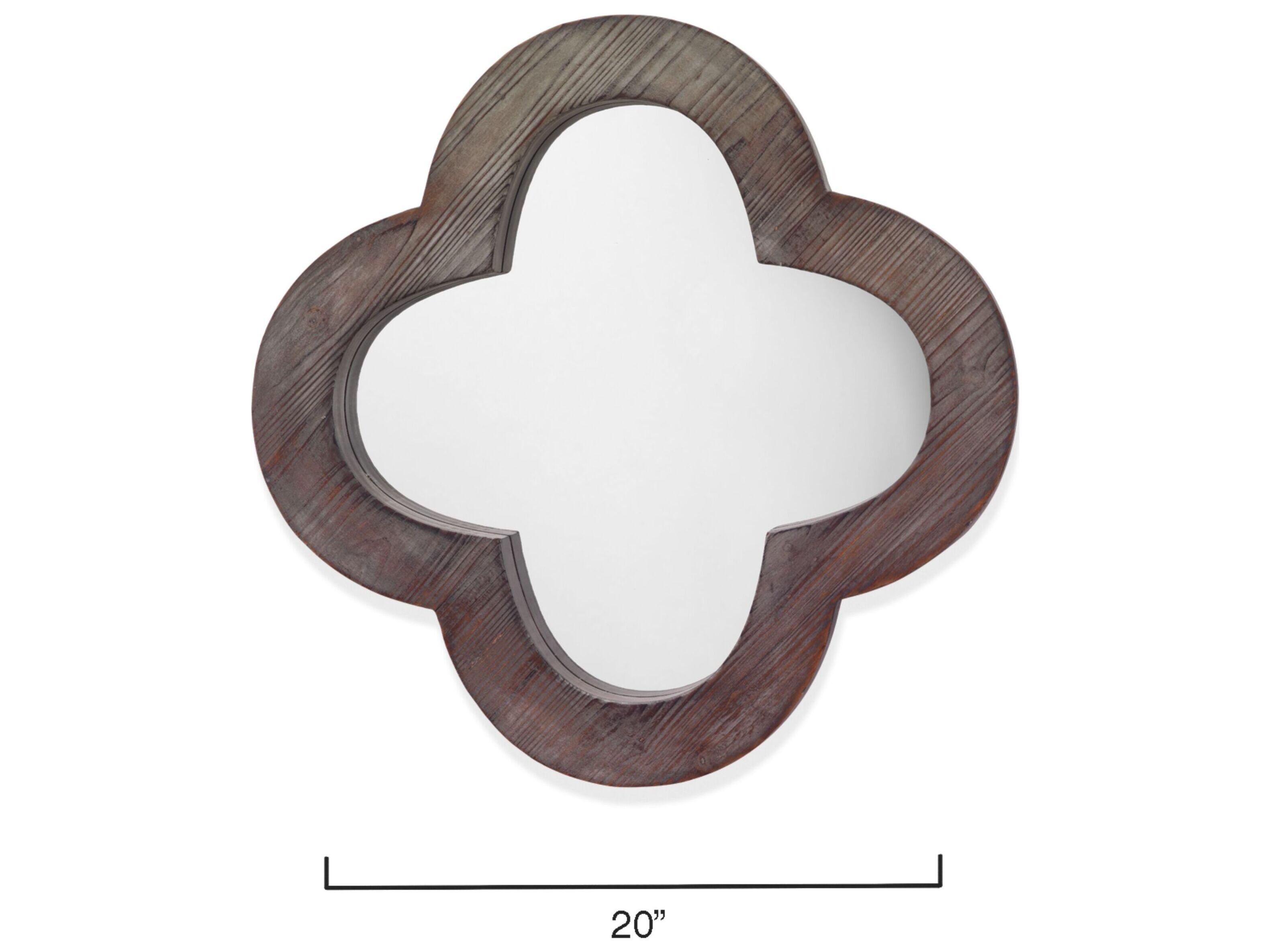 Jamie Young Clover Grey Washed Wall Mirror