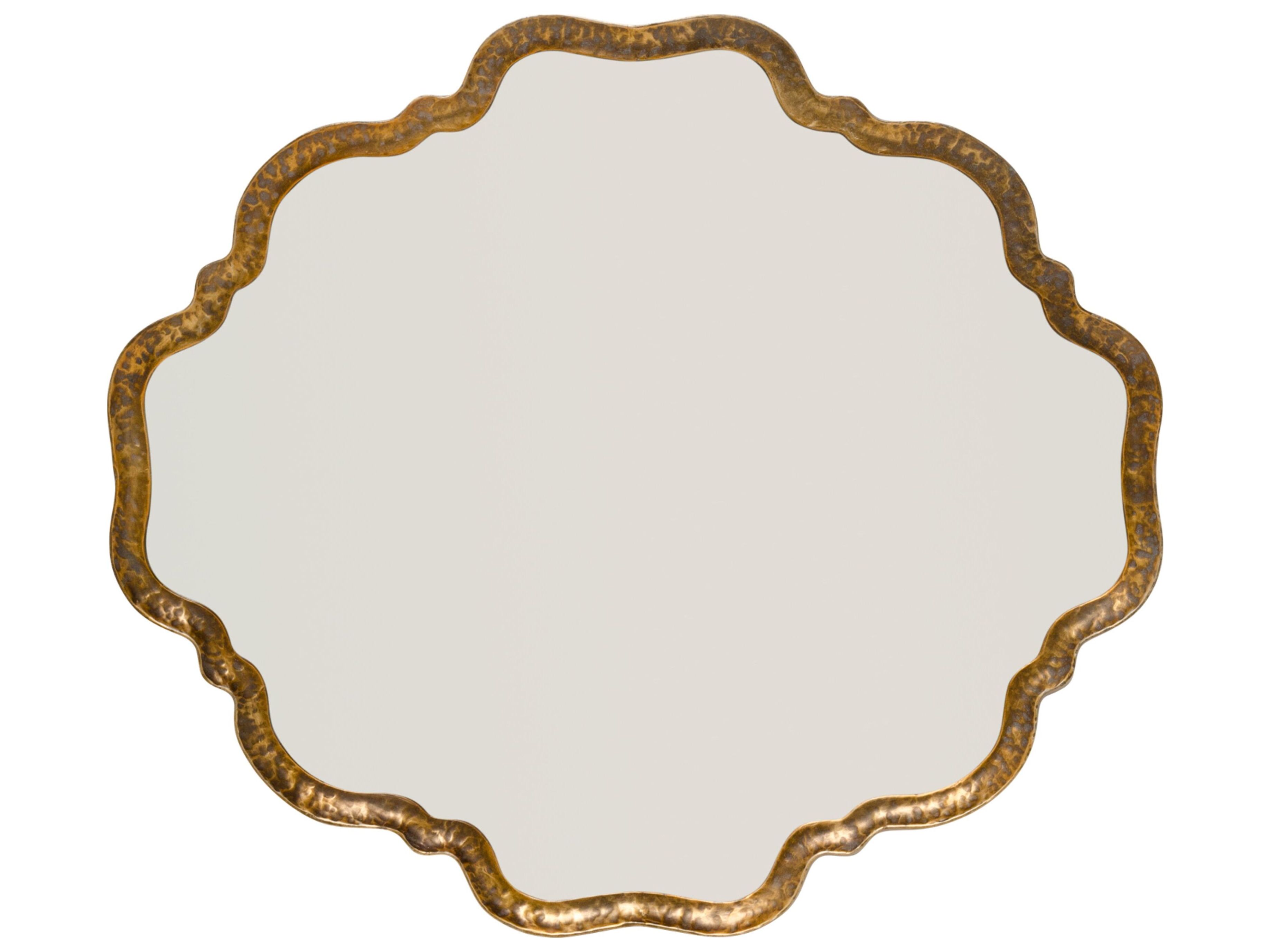 Jamie Young Elise Antique Brass Wall Mirror