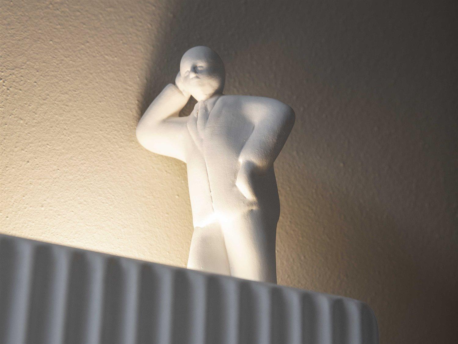 Karman Umarell White Ceramic Rested Man