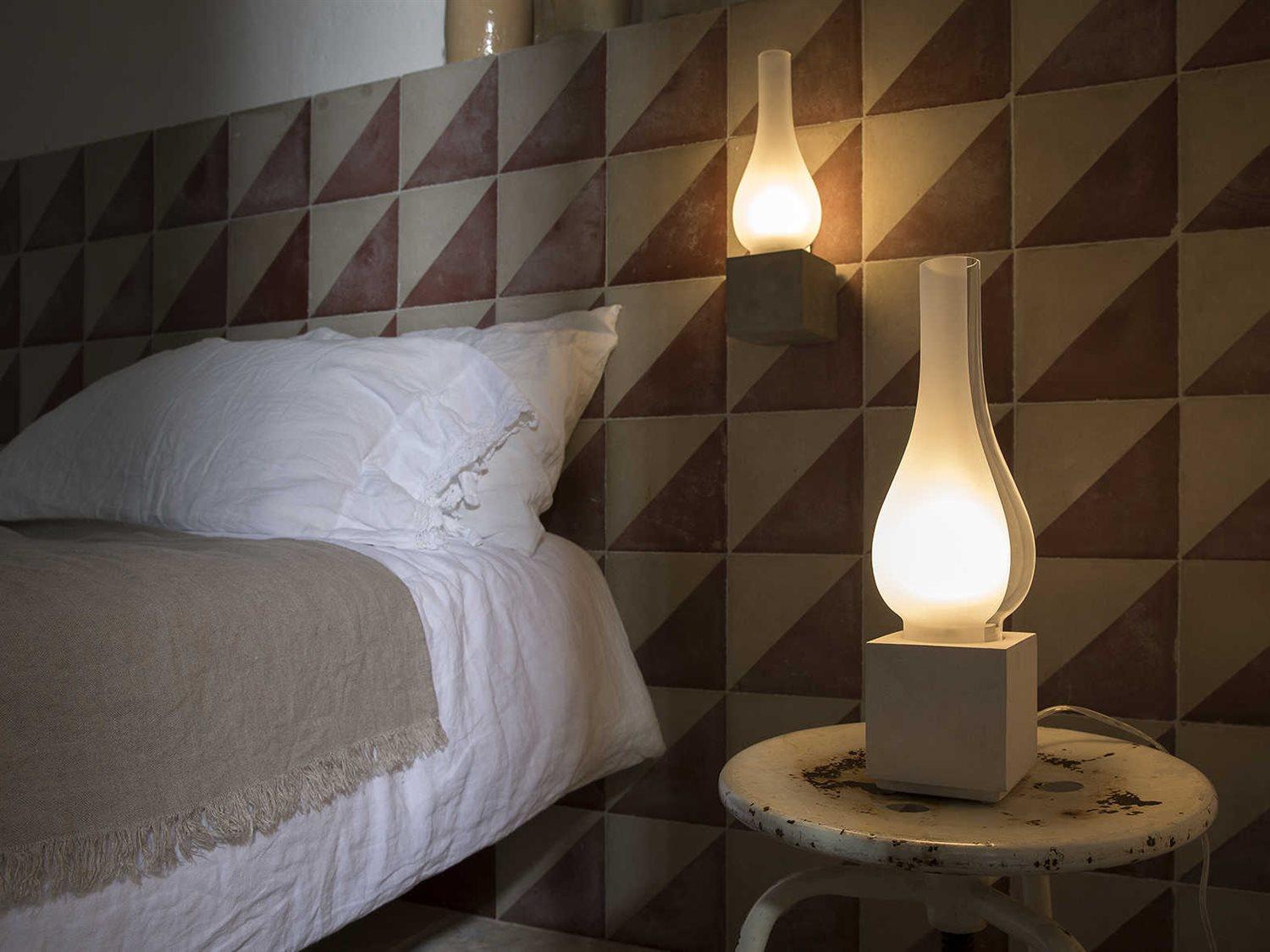 Karman Amarcord 1-Light Dove Grey Glass LED Wall Sconce