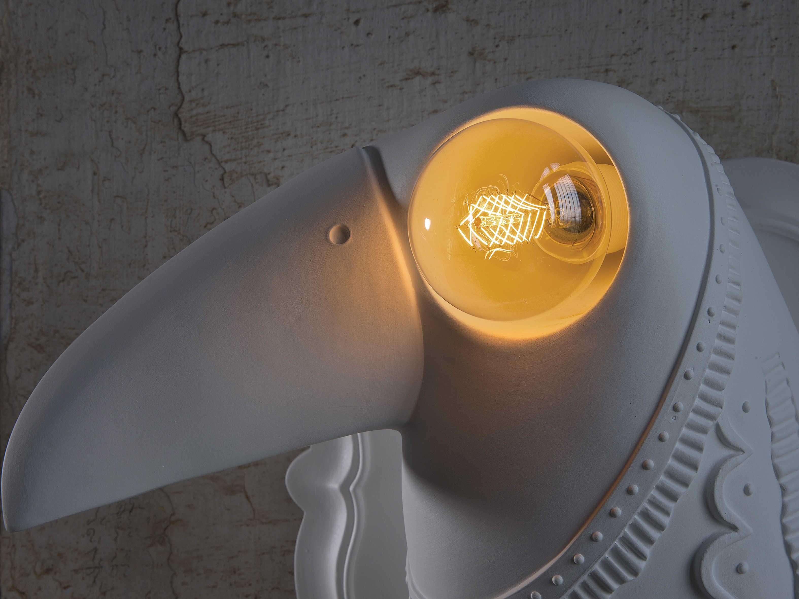 Karman Cubano 1-Light White LED Wall Sconce