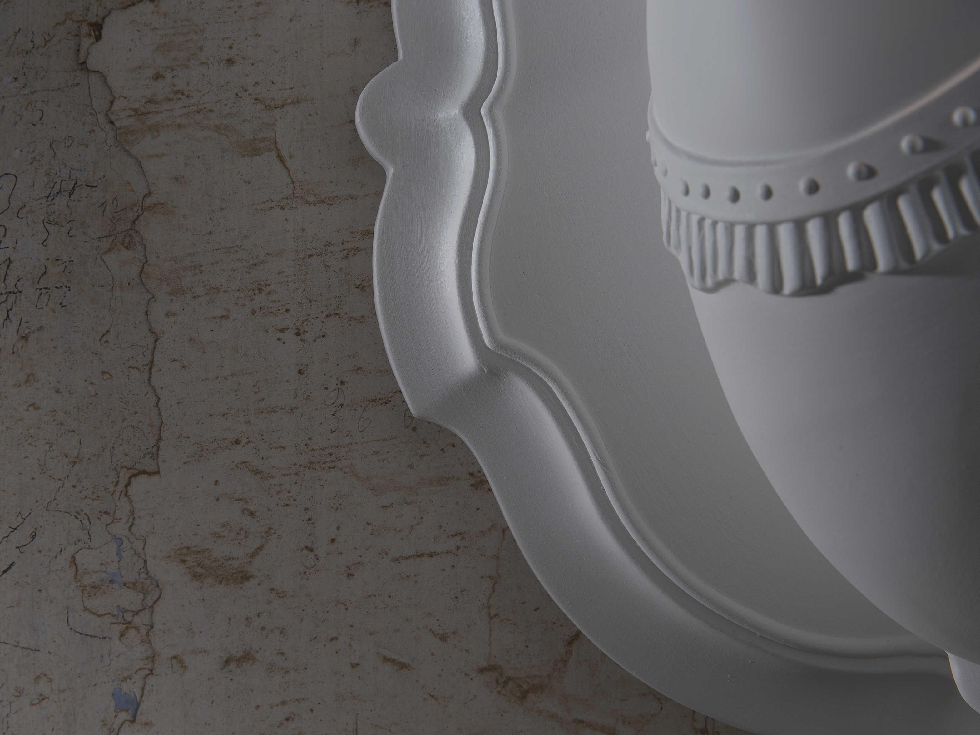 Karman Cubano 1-Light White LED Wall Sconce