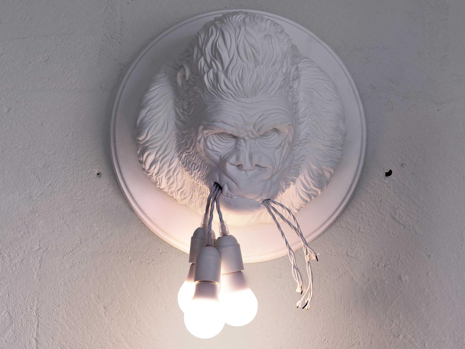 Karman Ugo Rilla 3-Light Matt White LED Wall Sconce