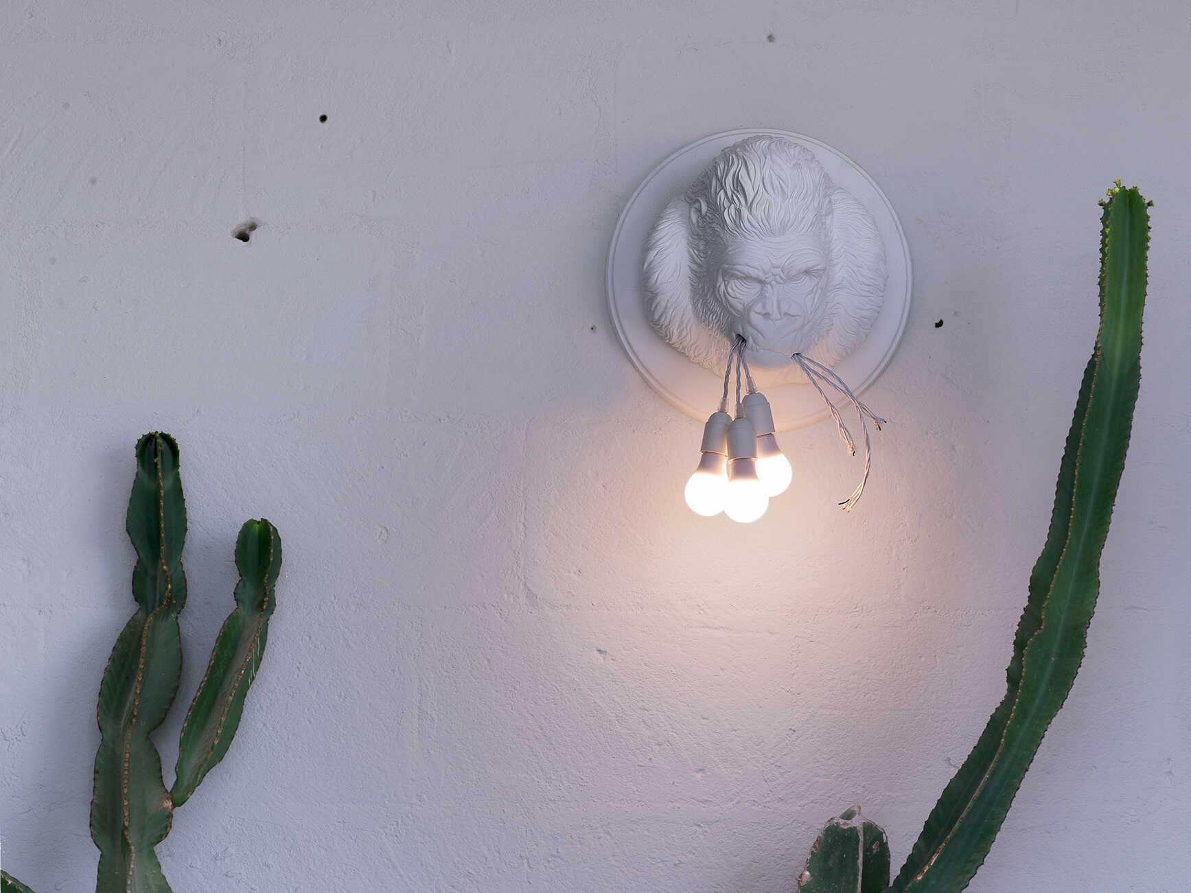 Karman Ugo Rilla 3-Light Matt White LED Wall Sconce