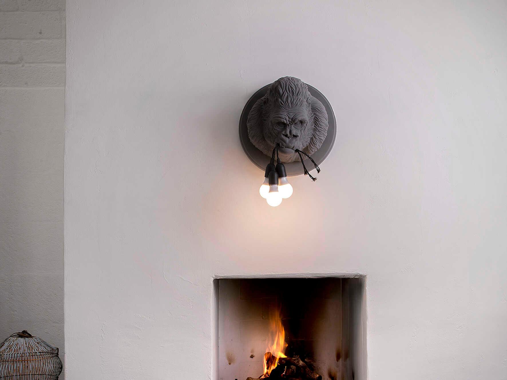 Karman Ugo Rilla 3-Light Matt Grey LED Wall Sconce