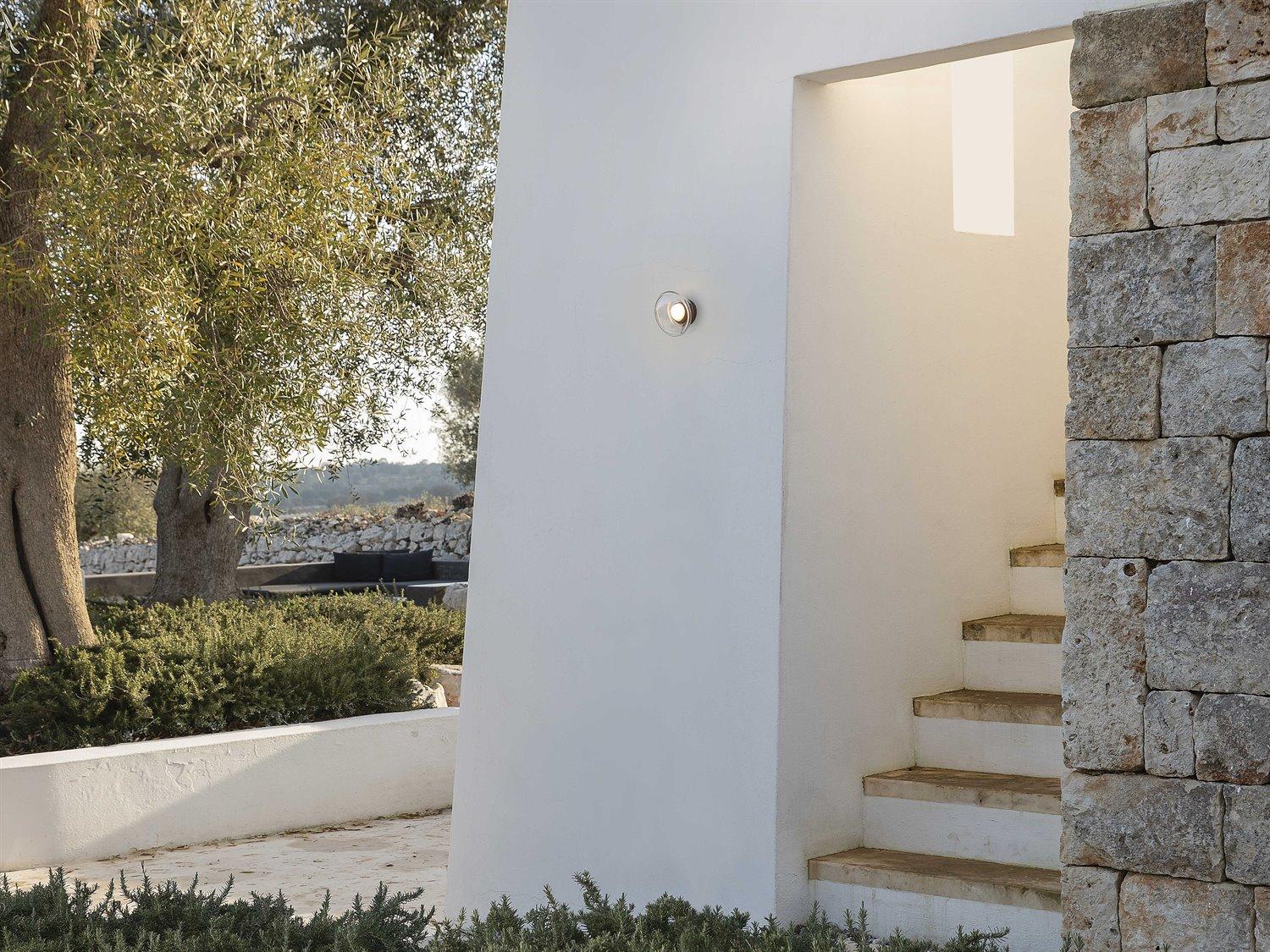 Karman Agua Transparent Clear Wall Sconce