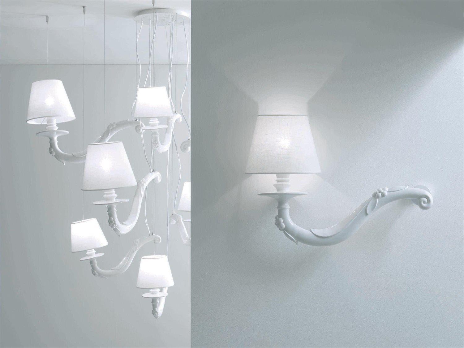 Karman Deja-vu 1-Light Glossy White LED Wall Sconce
