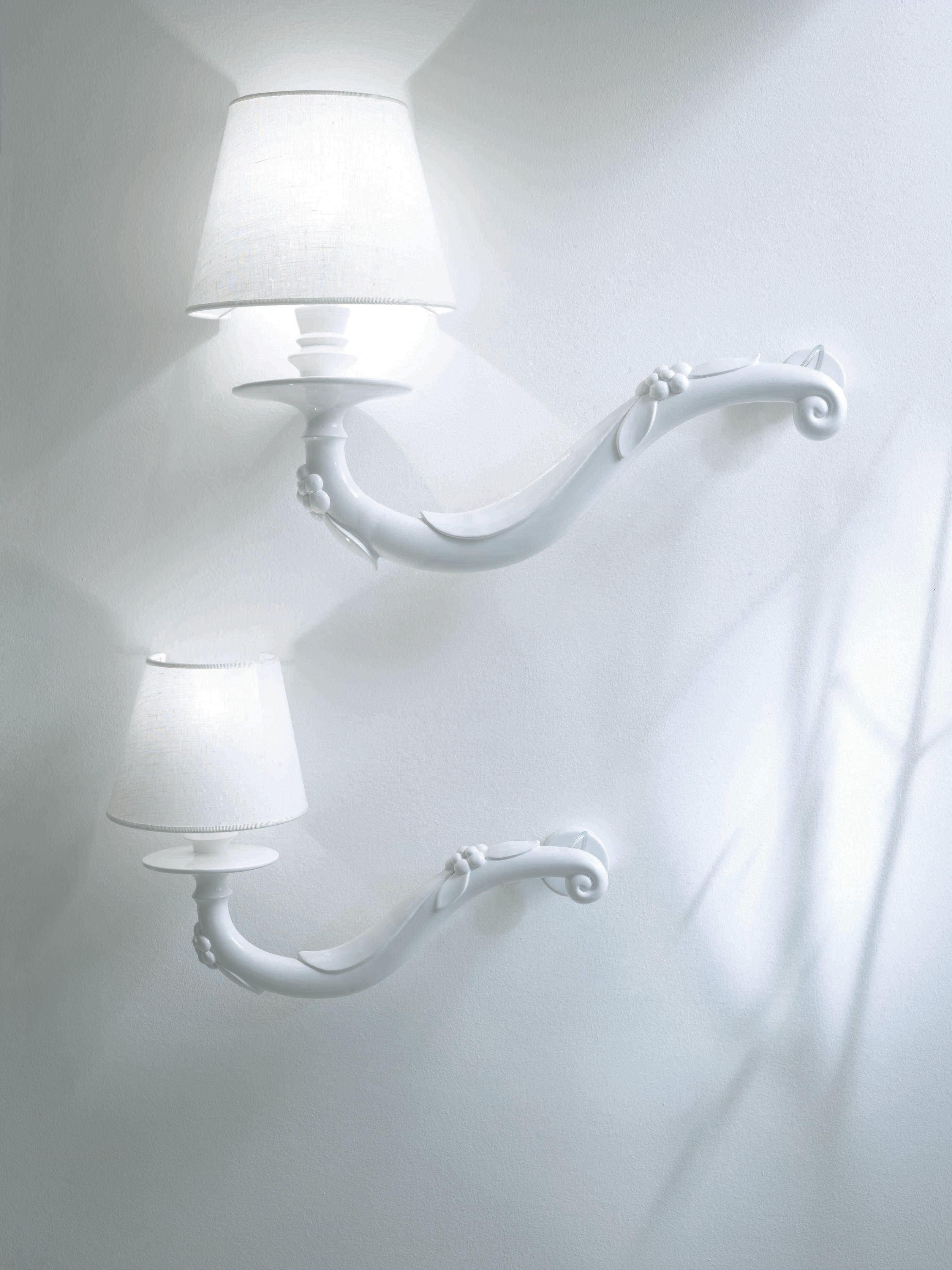 Karman Deja-vu 1-Light Glossy White LED Wall Sconce