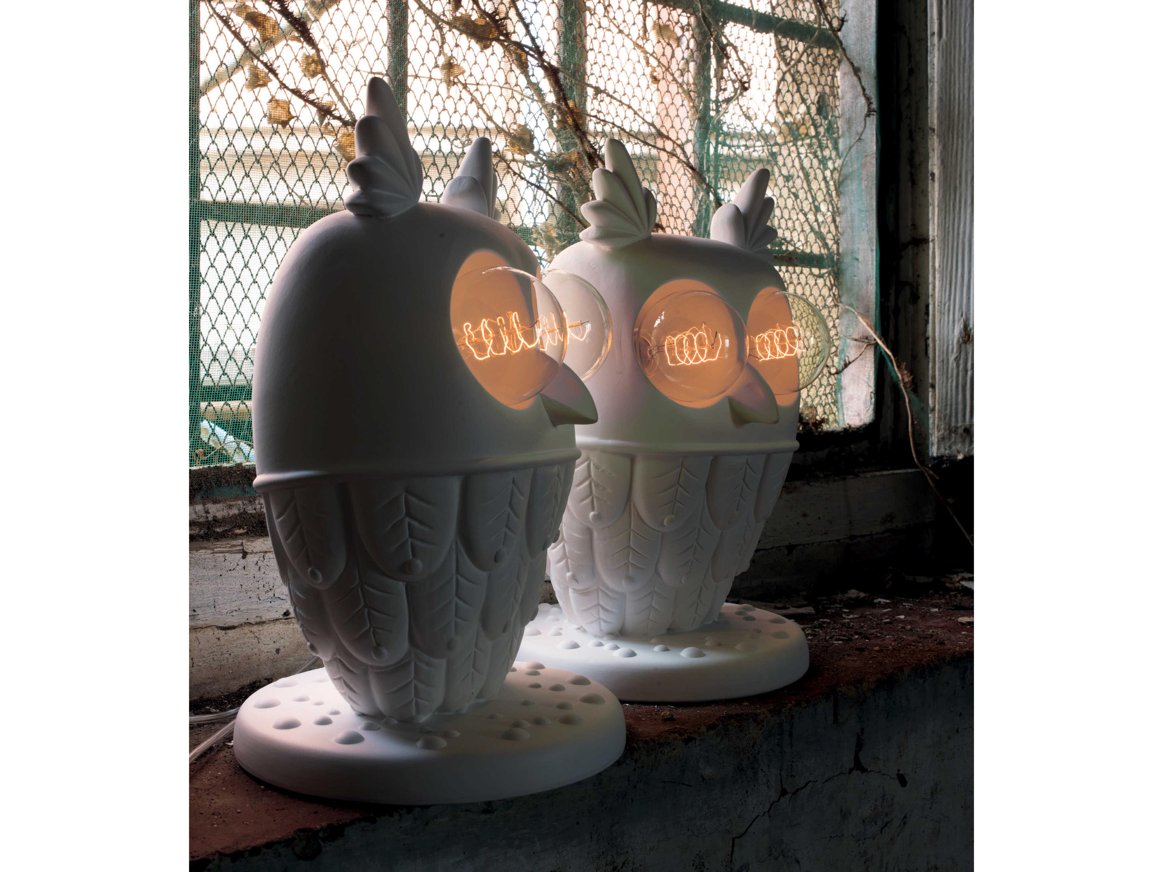 Karman Ti Vedo LED Matt White Table Lamp