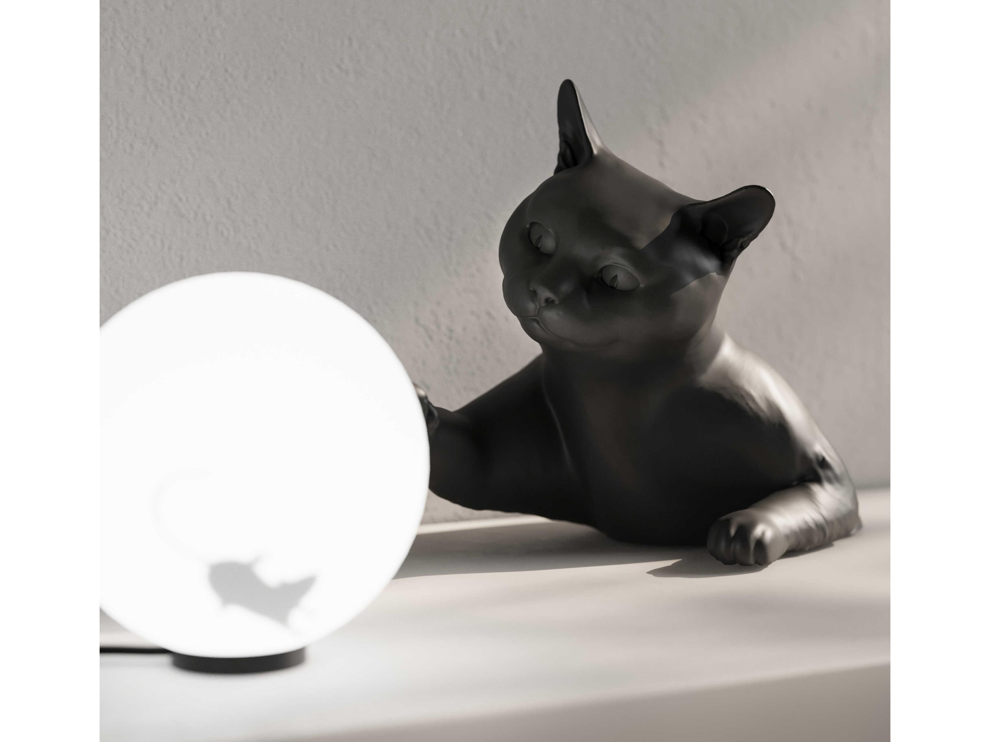 Karman Maoo Charcoal Black Table Lamp