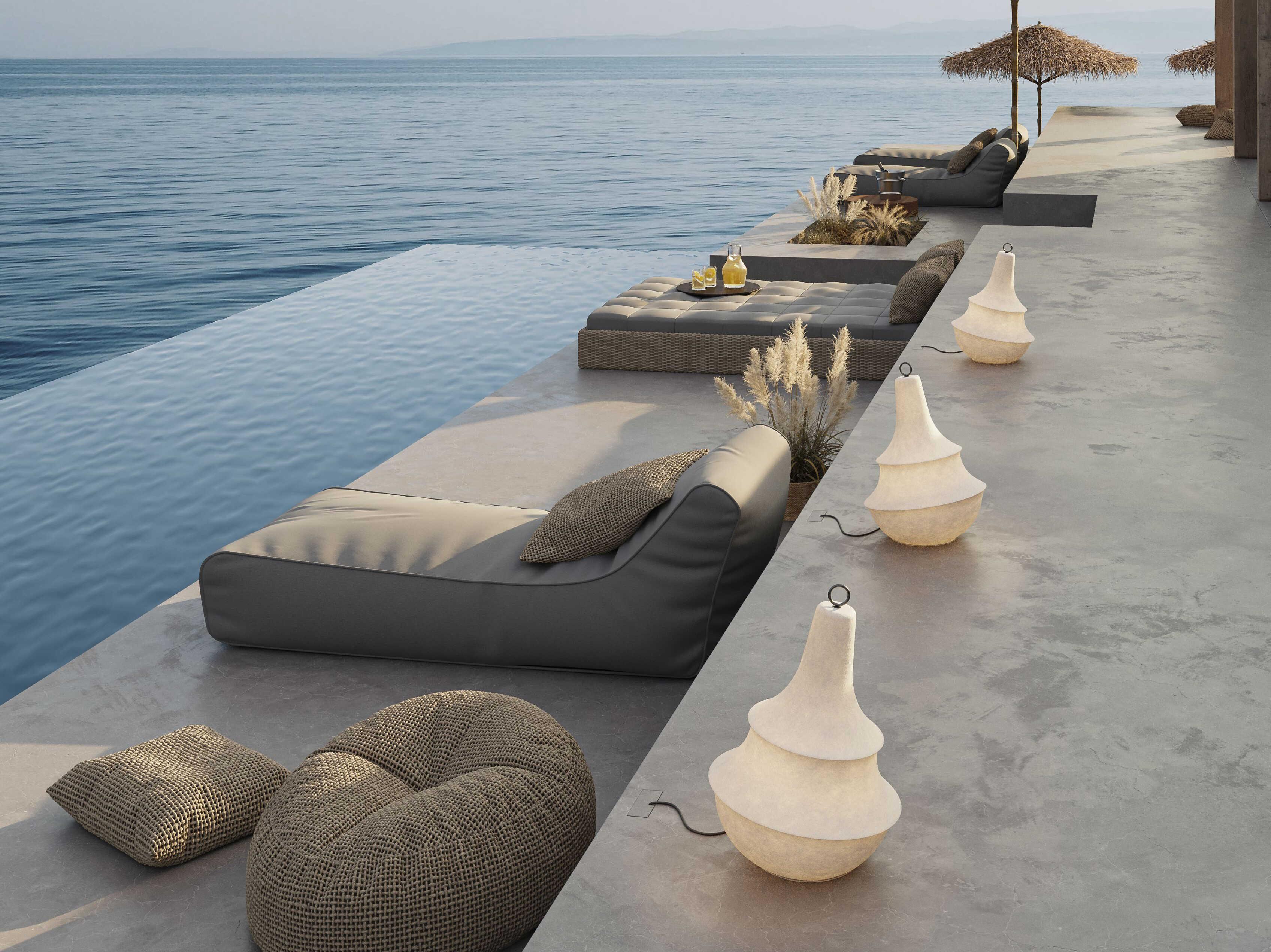 Karman Lady D White Buffet Lamp