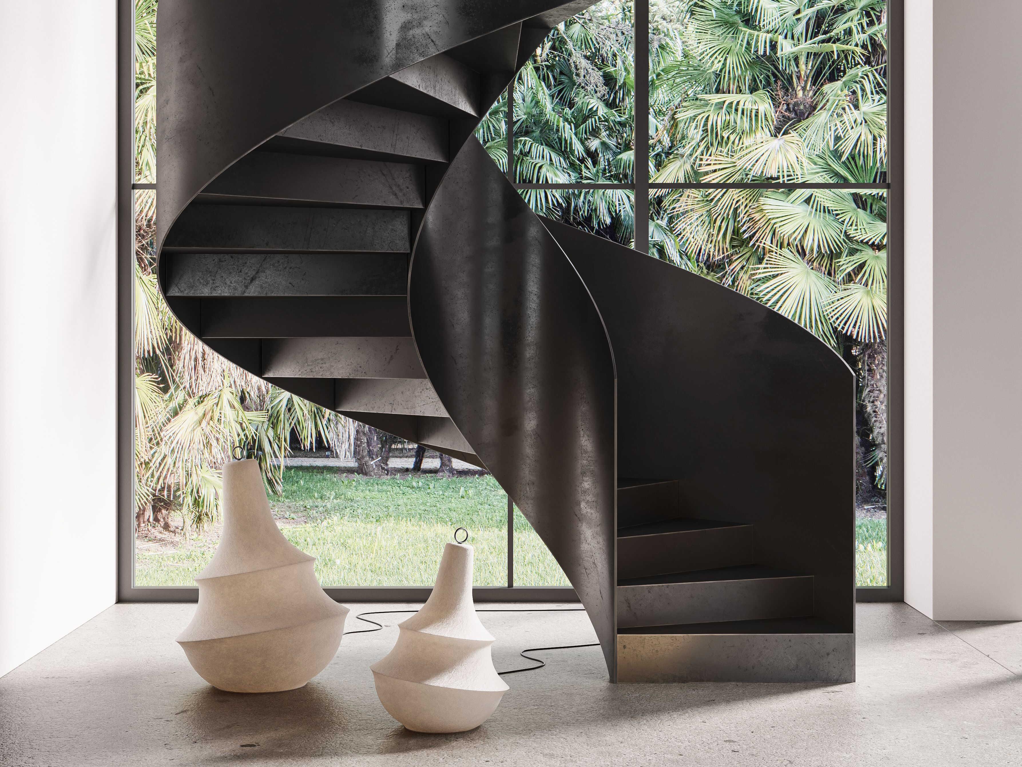 Karman Lady D White Buffet Lamp