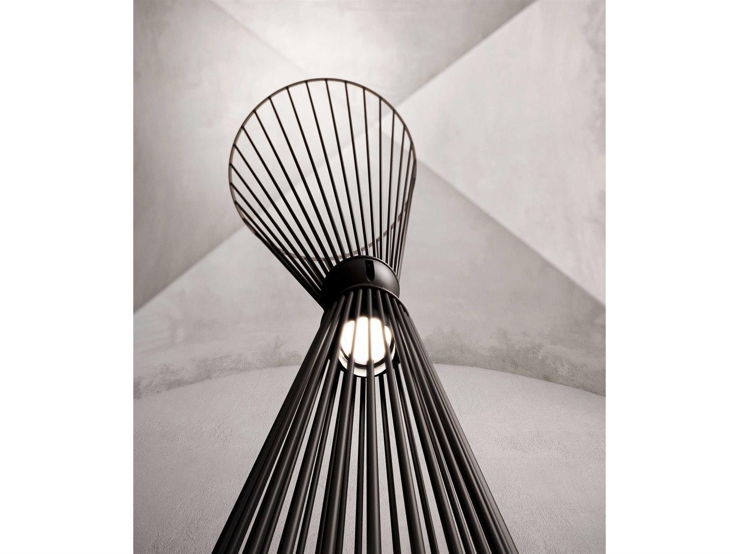 Karman Ikonika Matt Black Aluminum Floor Lamp