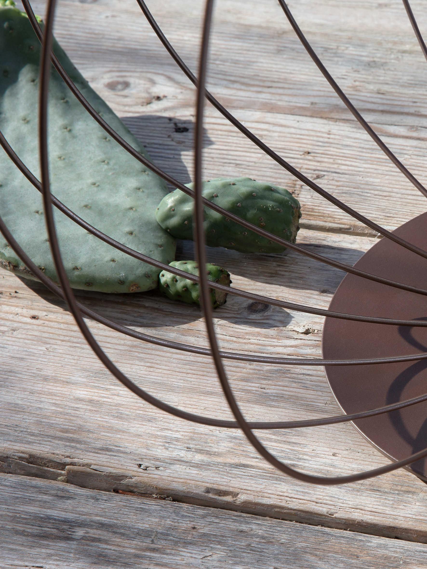 Karman Cell LED Lacquered Glossy Bronze Buffet Lamp