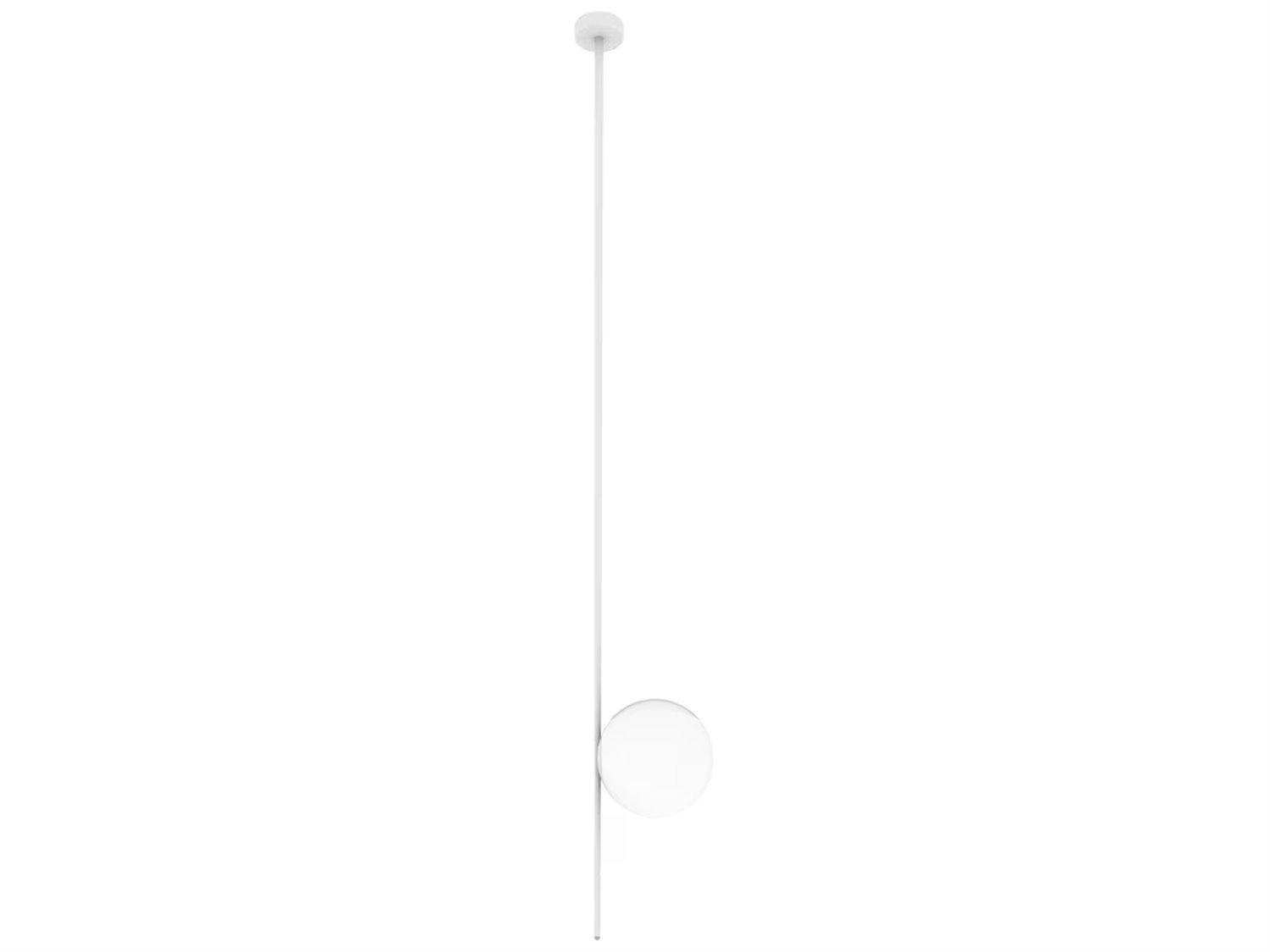 Karman Atmosphere 1-Light White Globe Linear Pendant