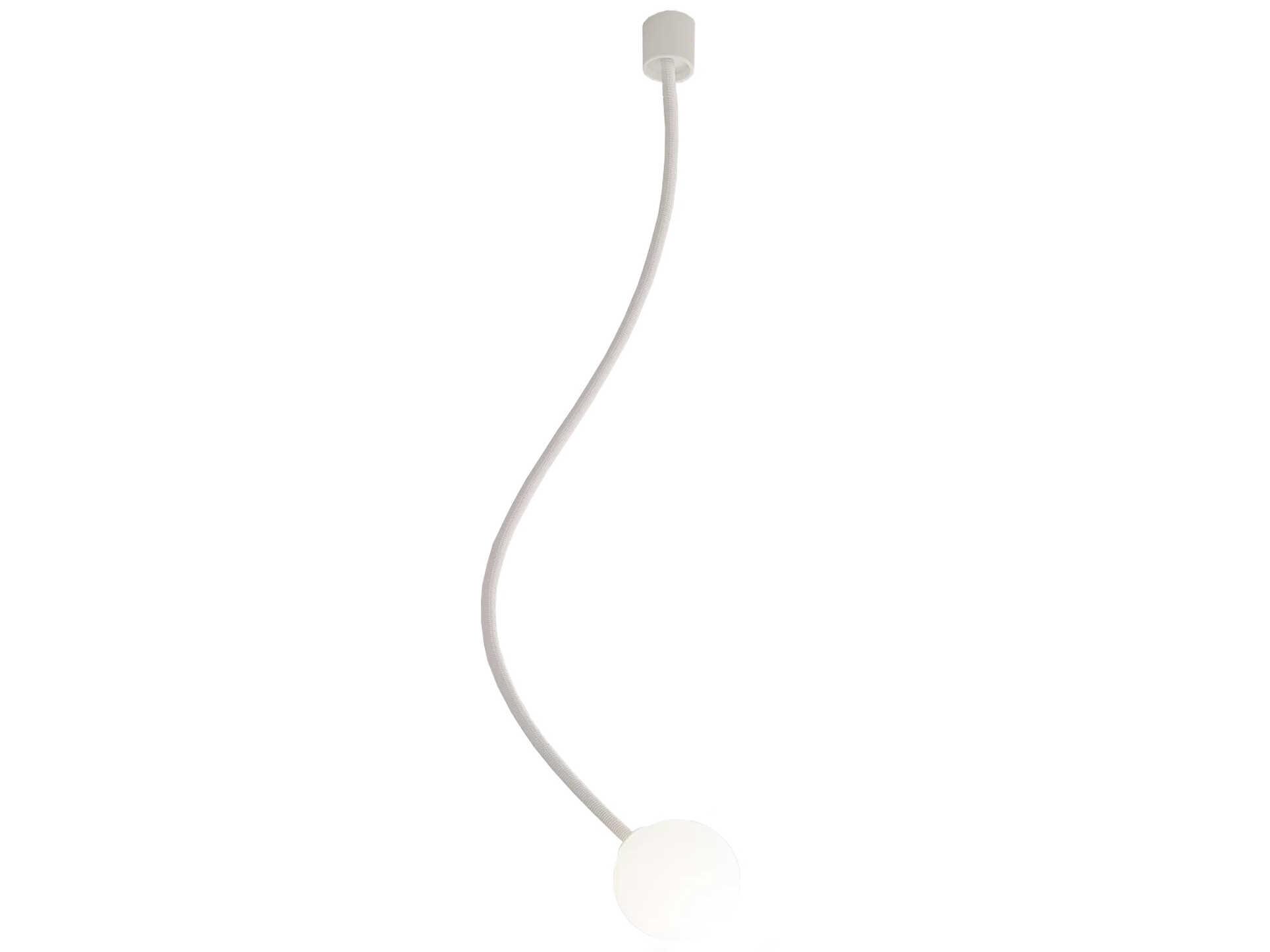 Karman Moony 1-Light Matte White Globe Mini Pendant