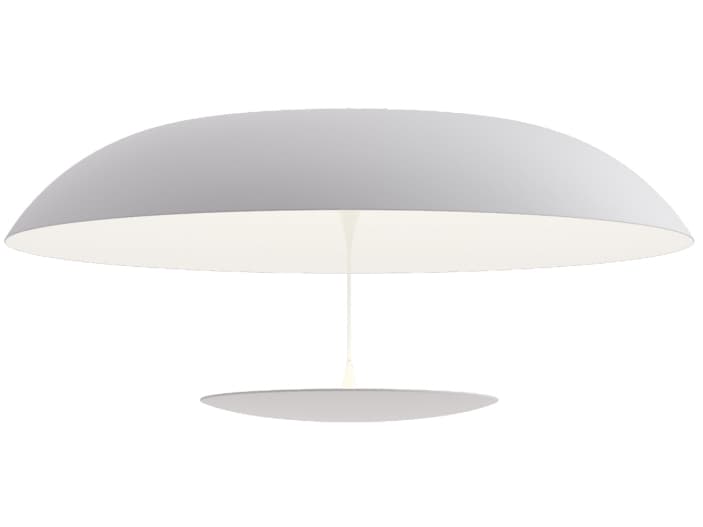 Karman Blanco Matt White Dome Flush Mount