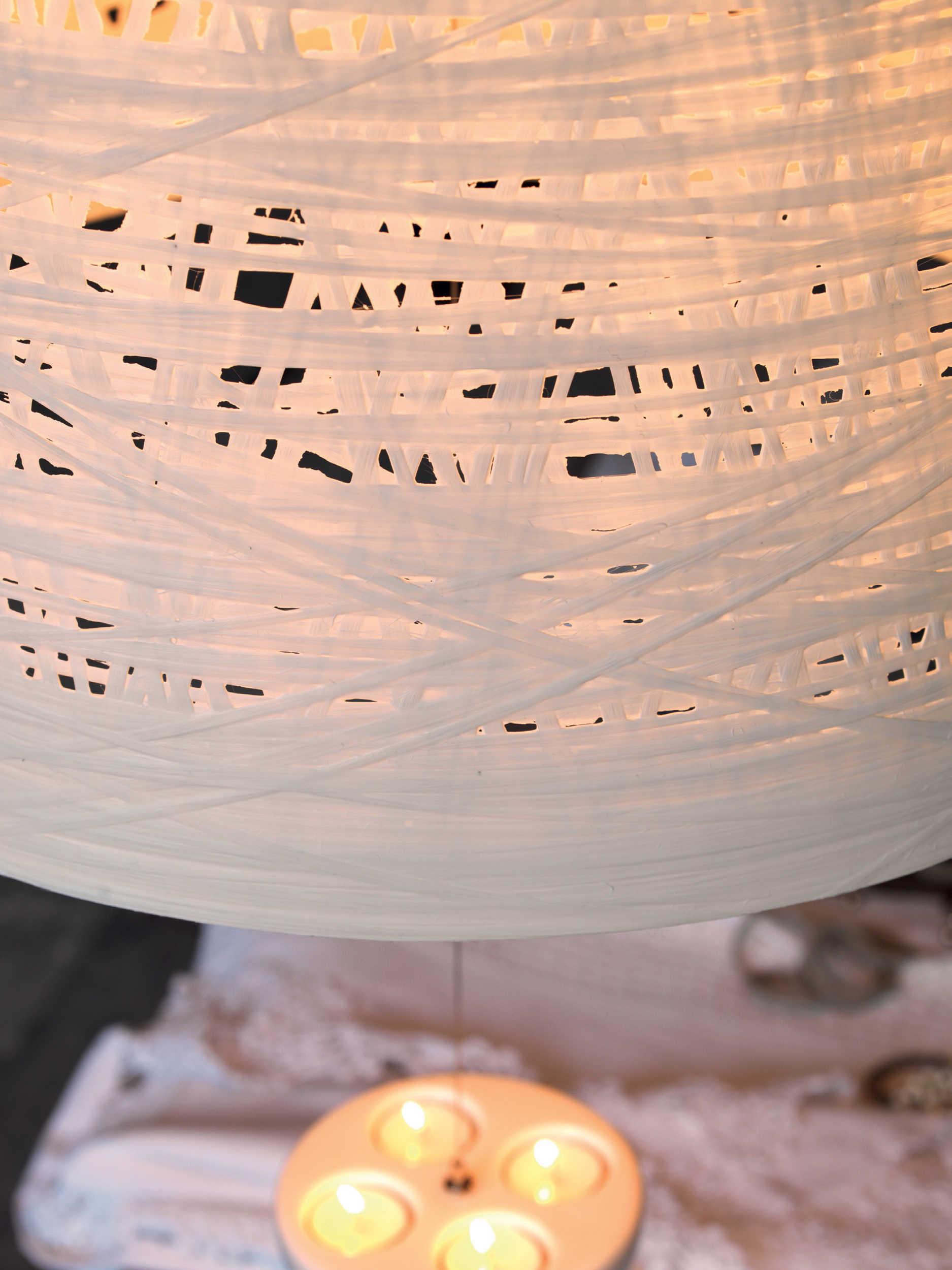 Karman Black Out 3-Light White LED Geometric Pendant