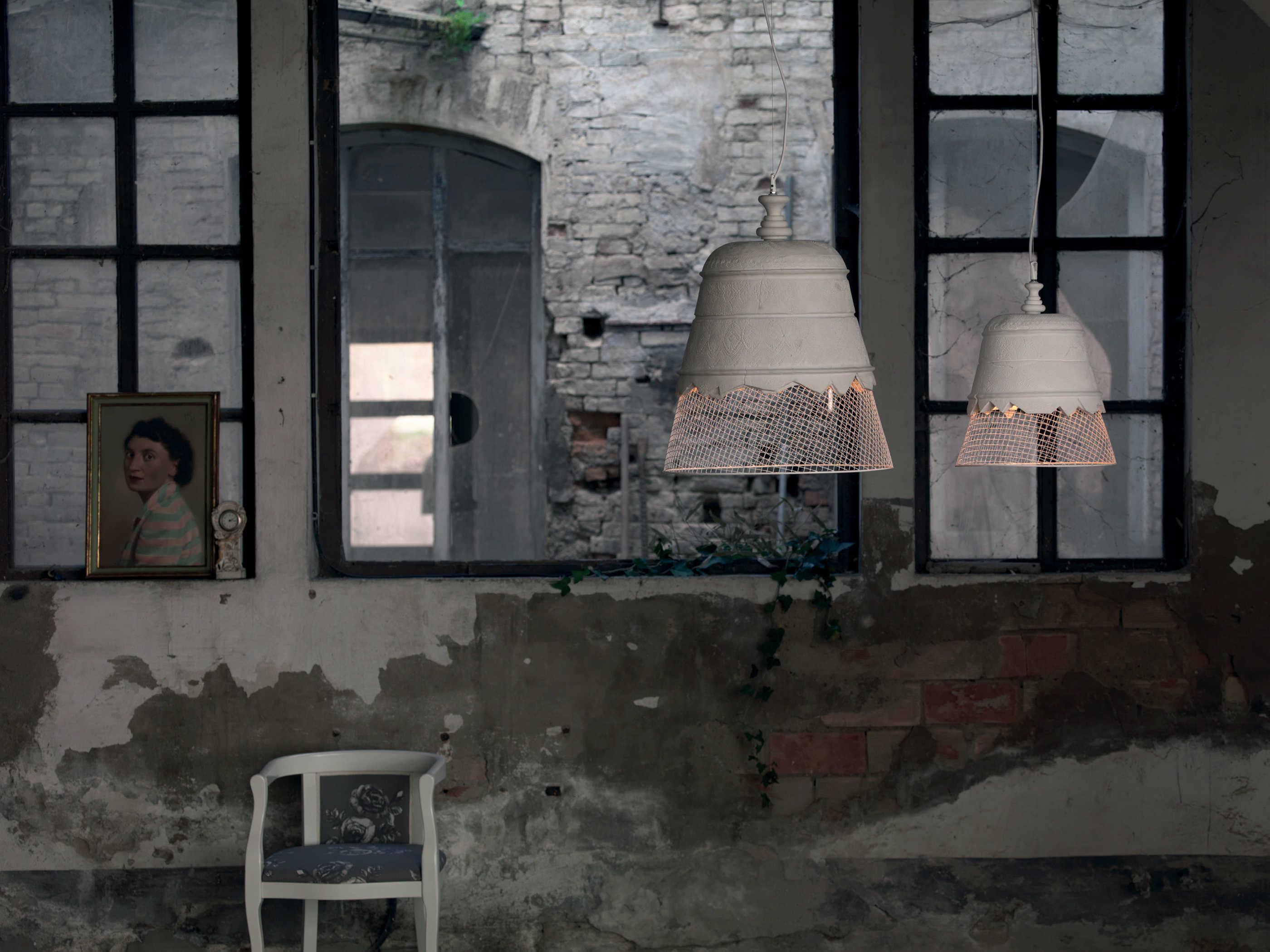 Karman Domenica 1-Light White LED Bell Pendant