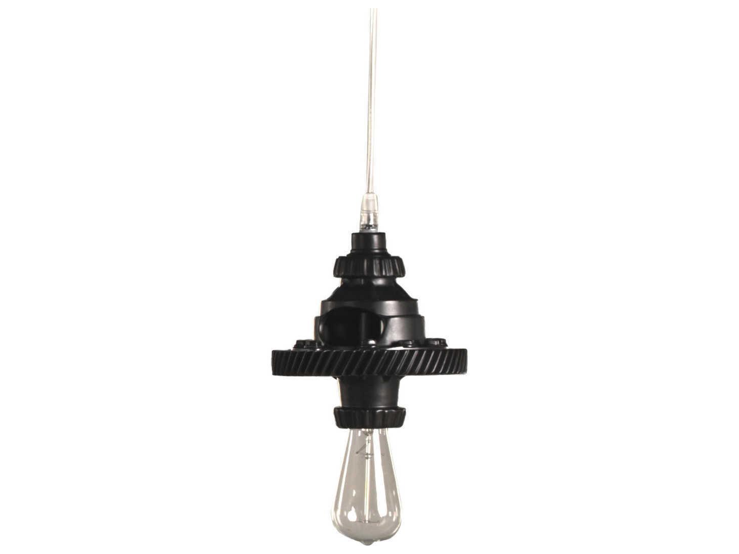 Karman Mek 1-Light Matt Black Mini Pendant