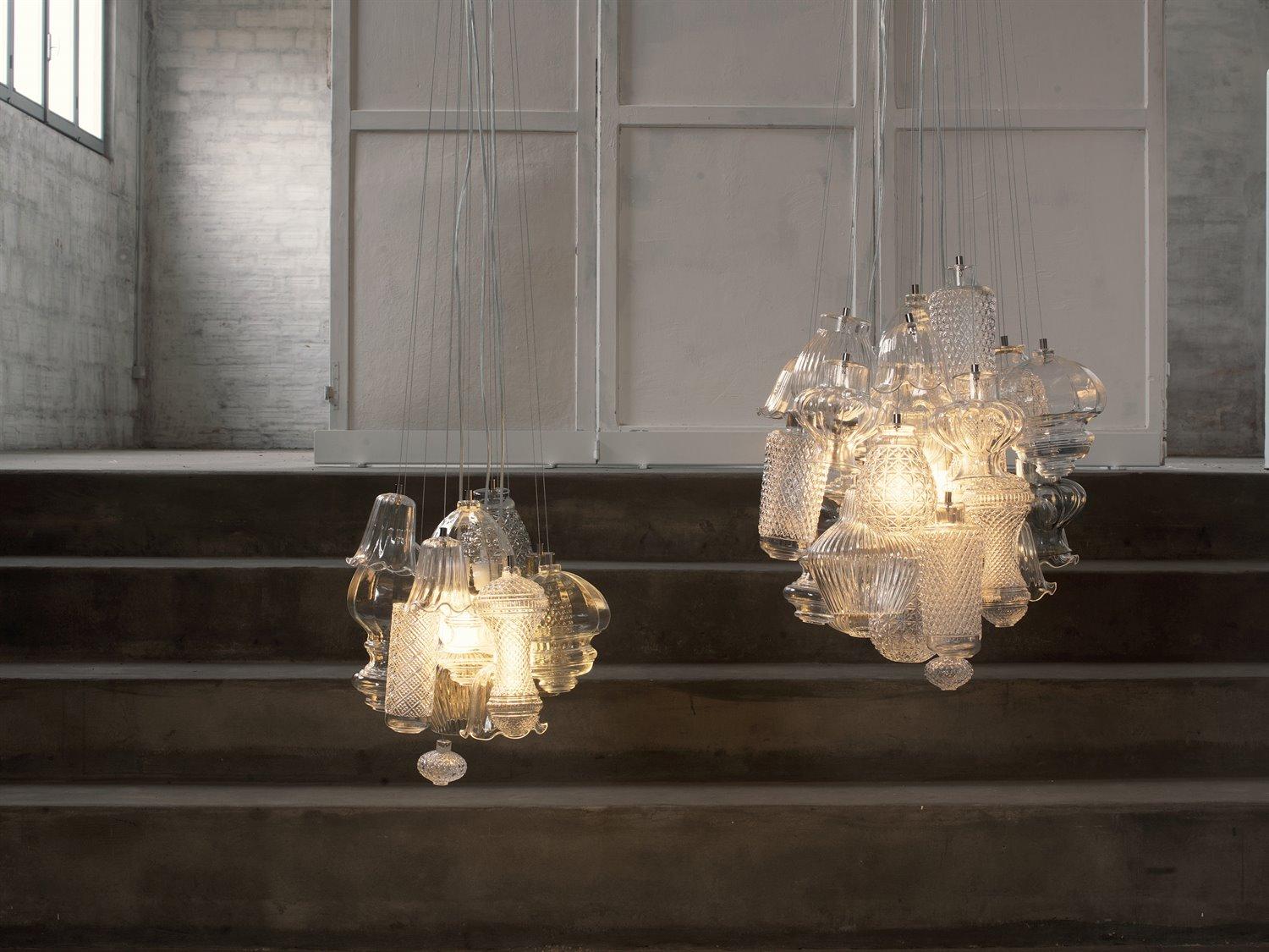 Karman Ceraunavolta 3-Light Transparent Clear Pendant