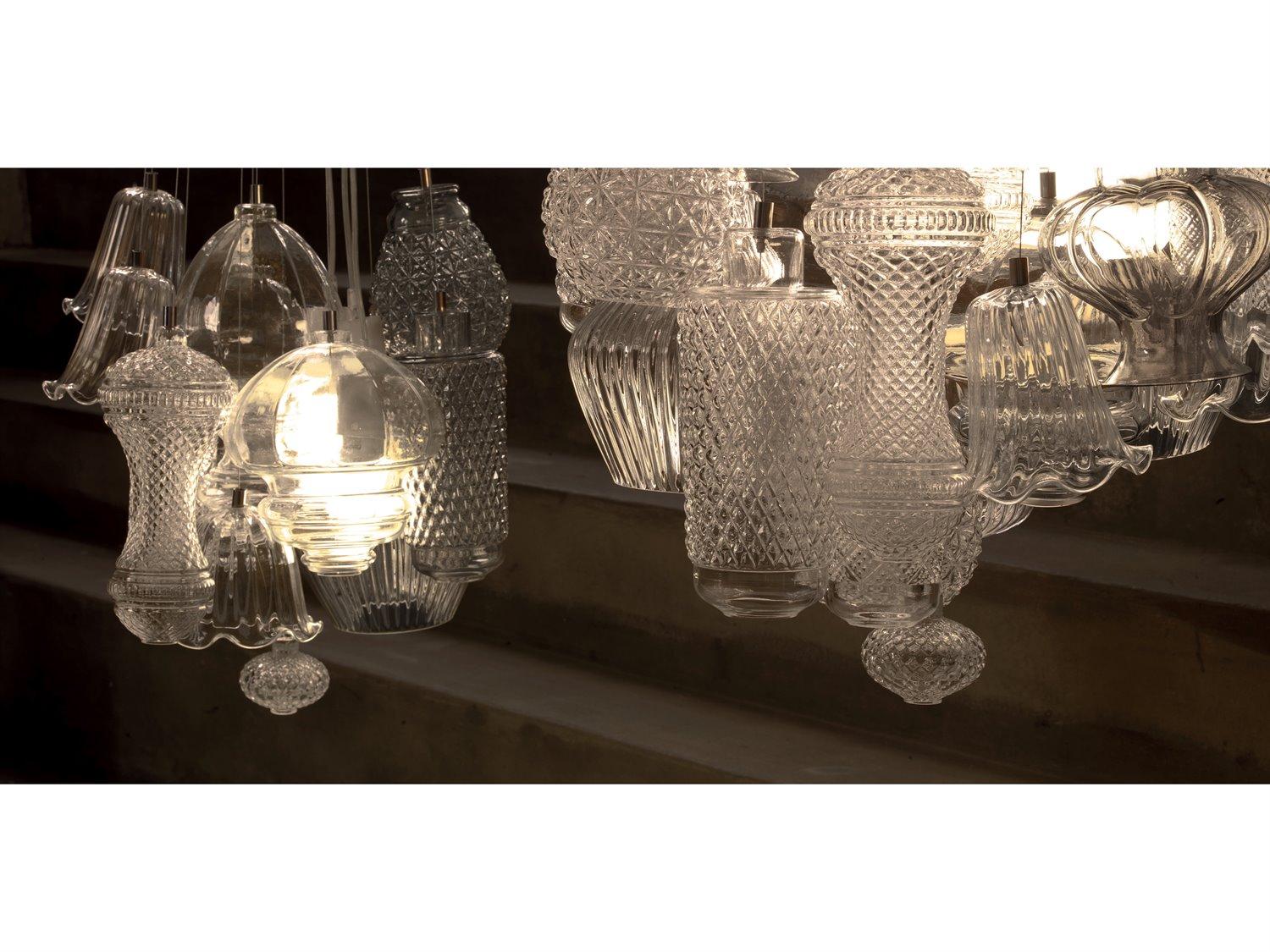 Karman Ceraunavolta 3-Light Transparent Clear Pendant