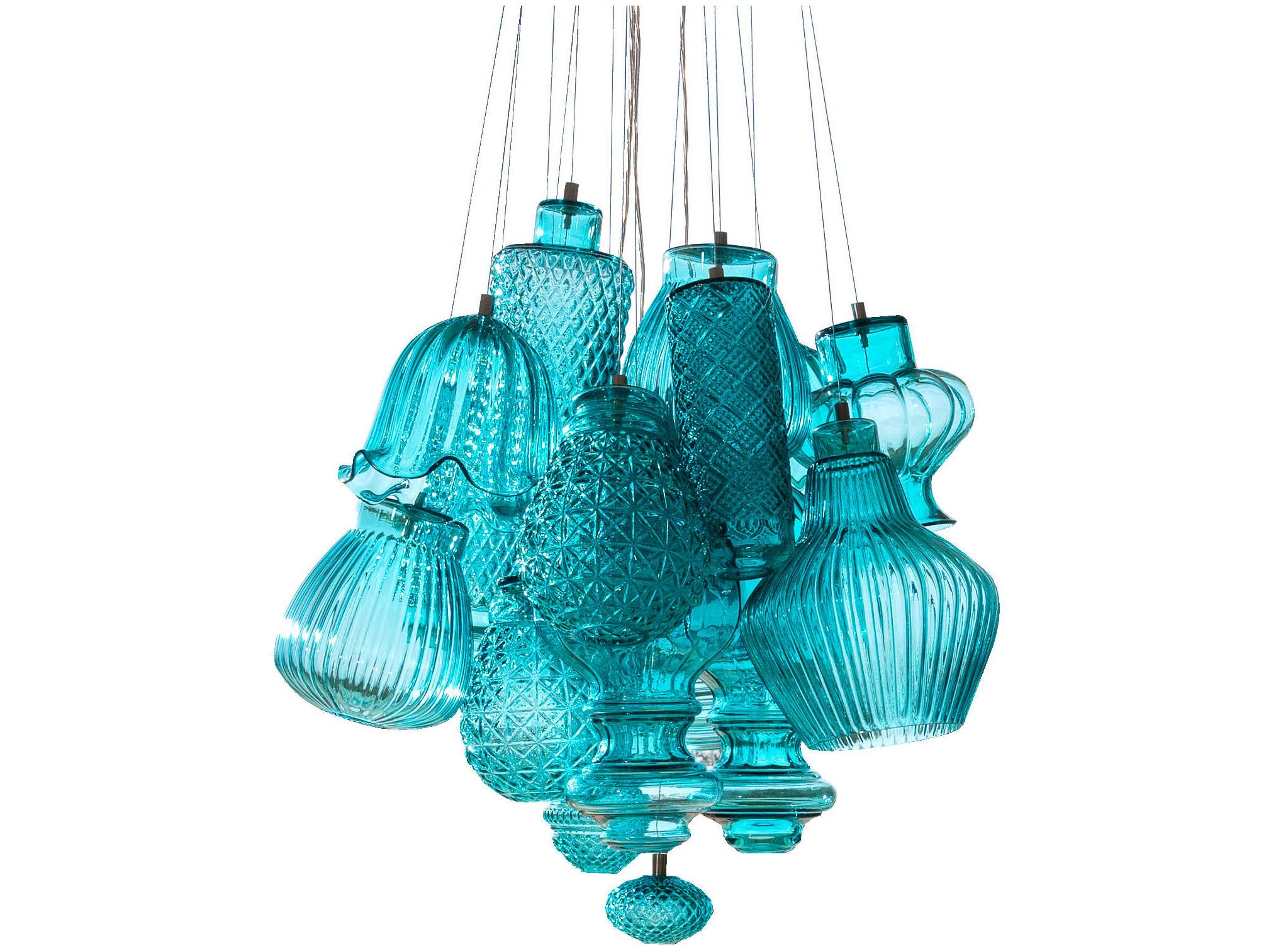 Karman Ceraunavolta 3-Light Tiffany Blue Pendant