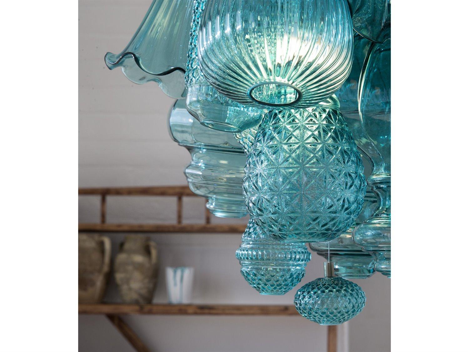 Karman Ceraunavolta 3-Light Tiffany Blue Pendant