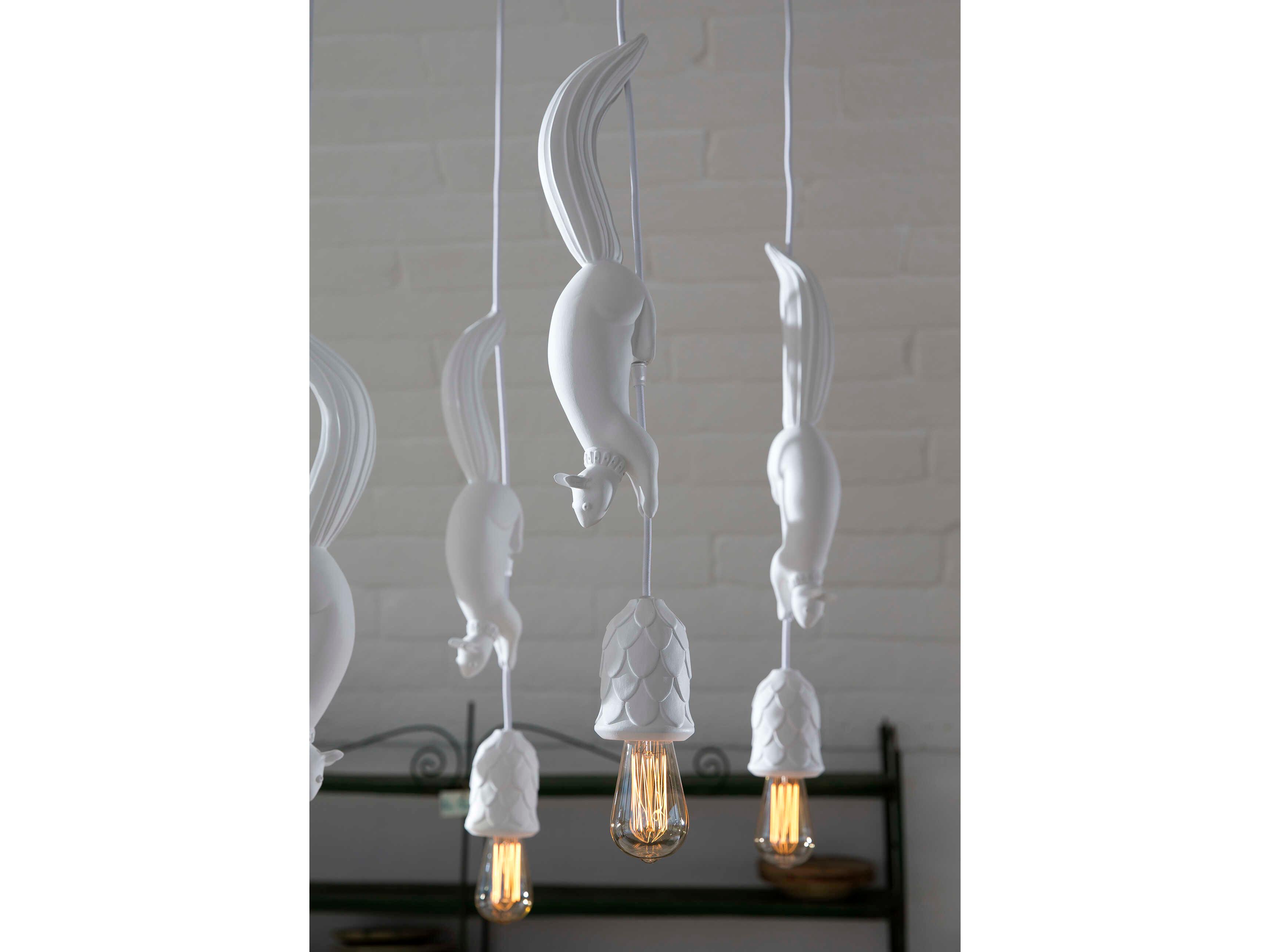 Karman Sherwood E Robin 1-Light Matt White LED Mini Pendant