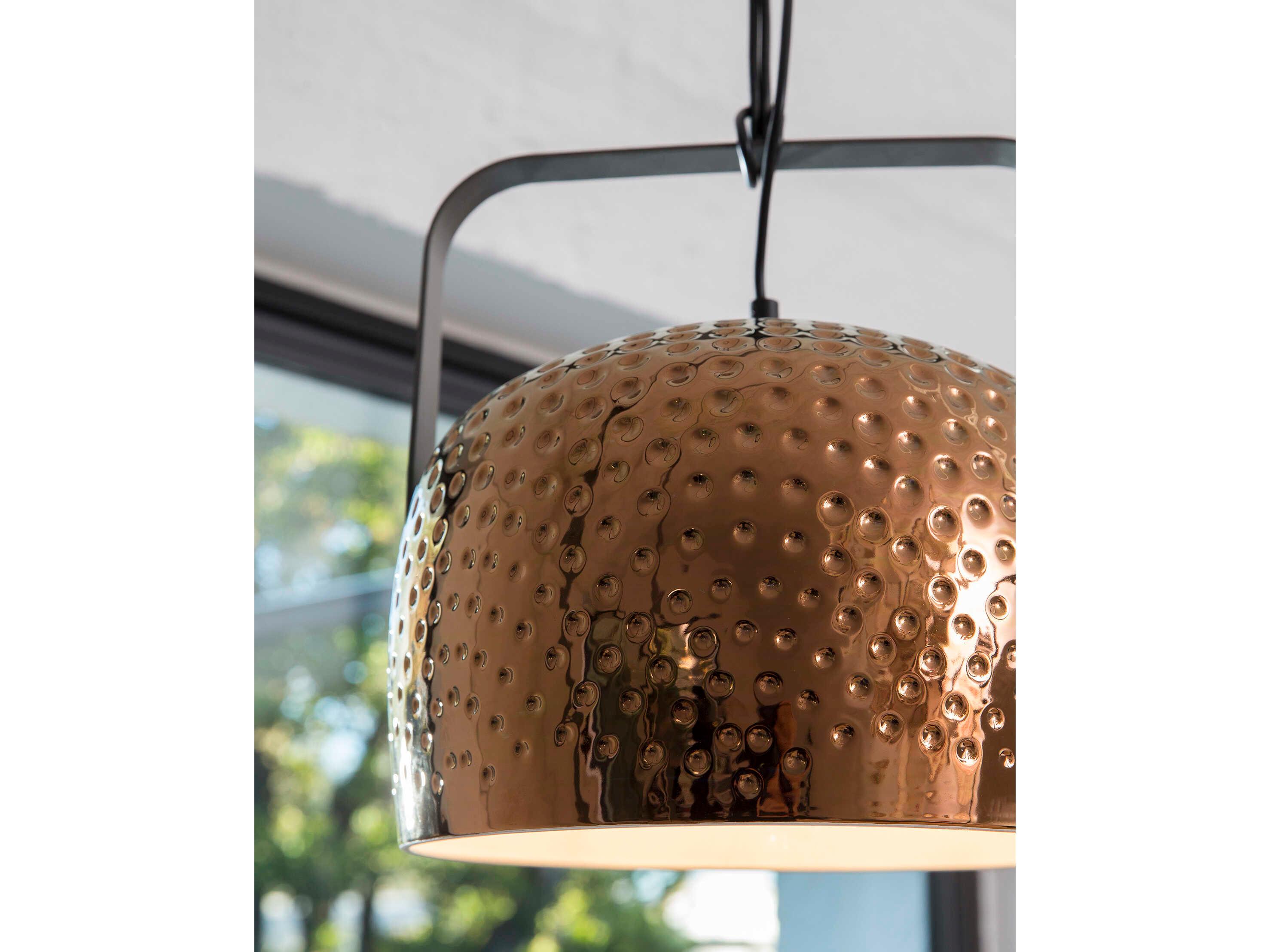 Karman Bag 1-Light Bronze LED Bowl Pendant