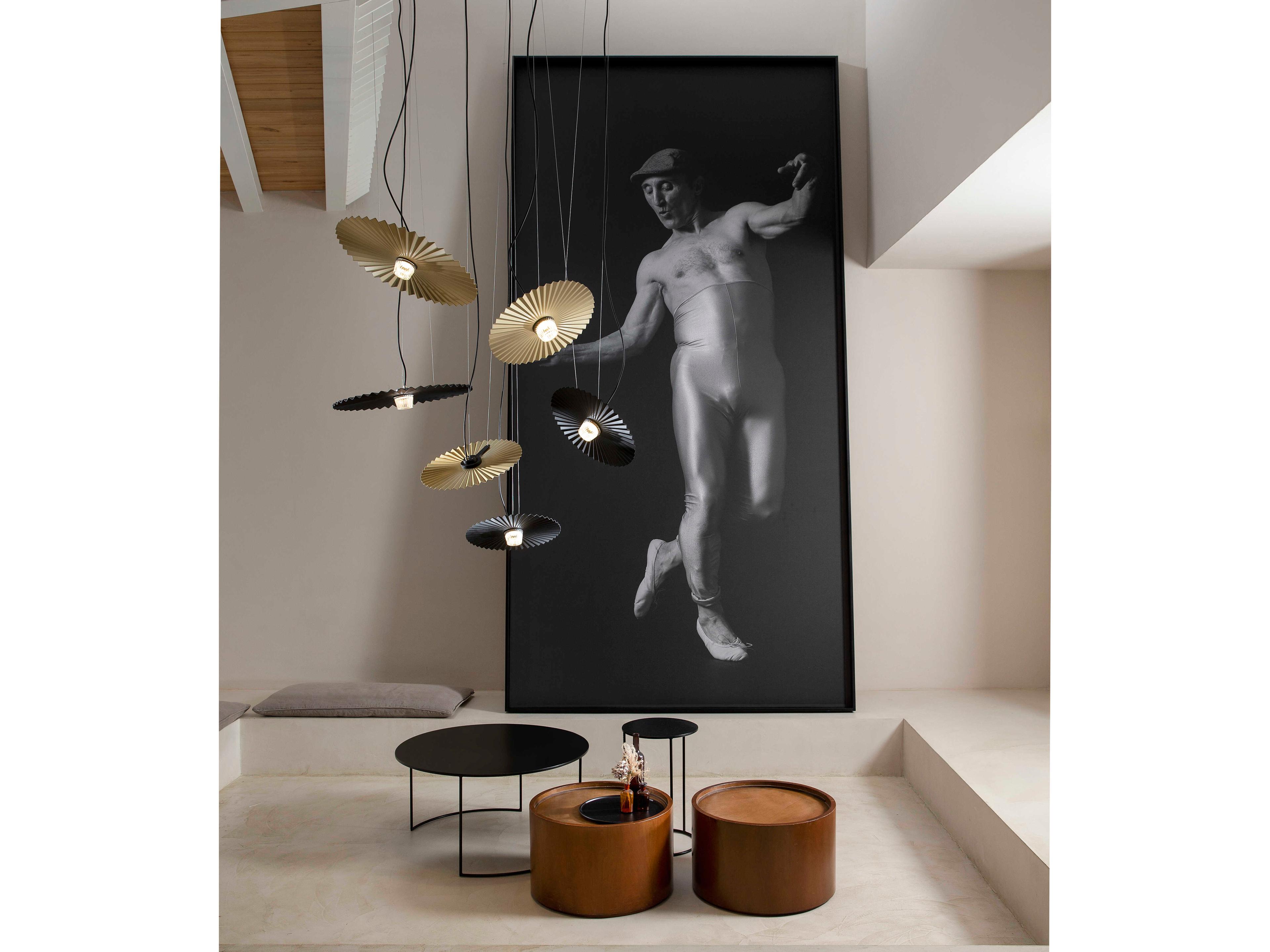 Karman Gonzaga Black Round Pendant