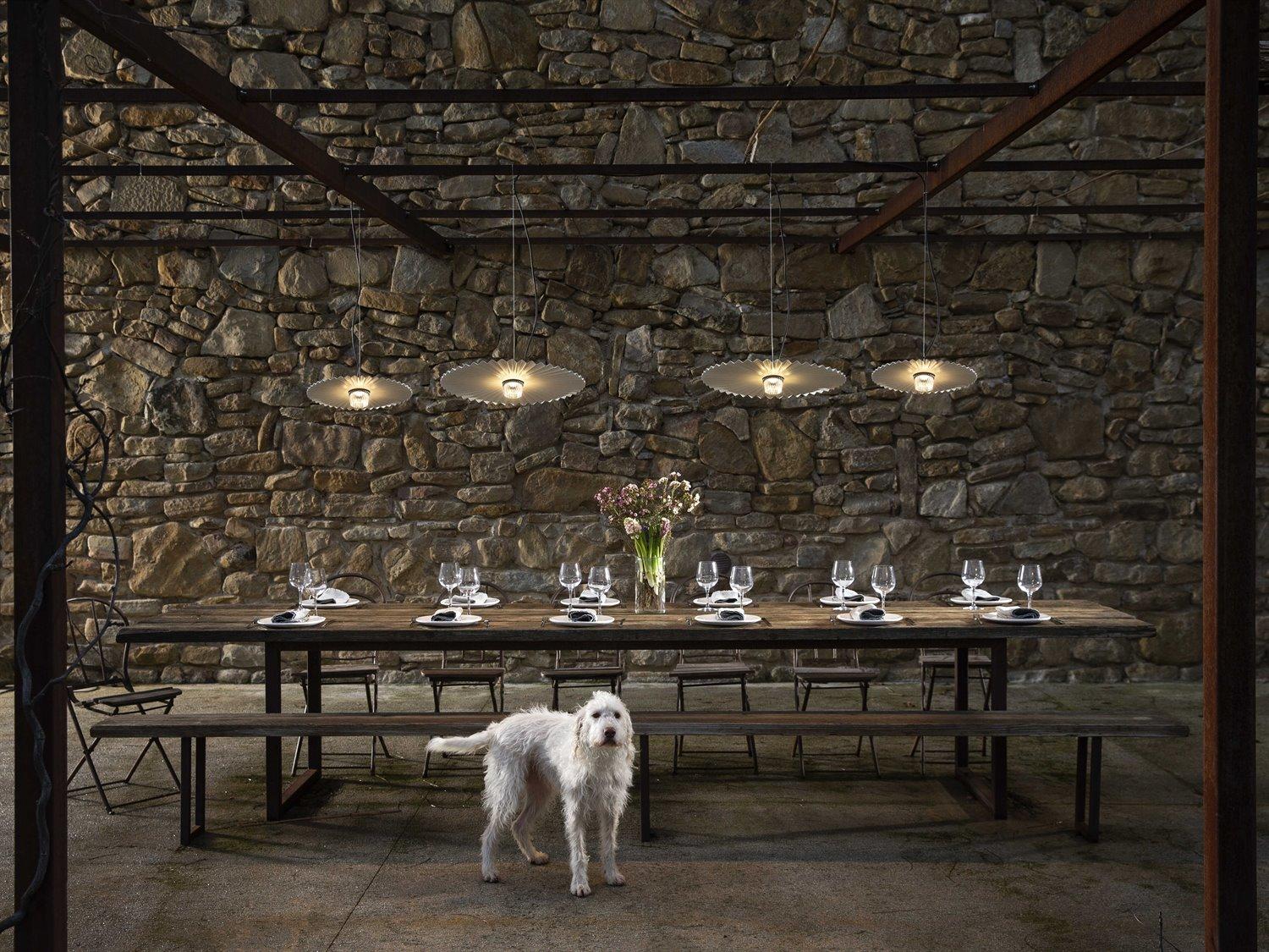 Karman Gonzaga White Round Pendant