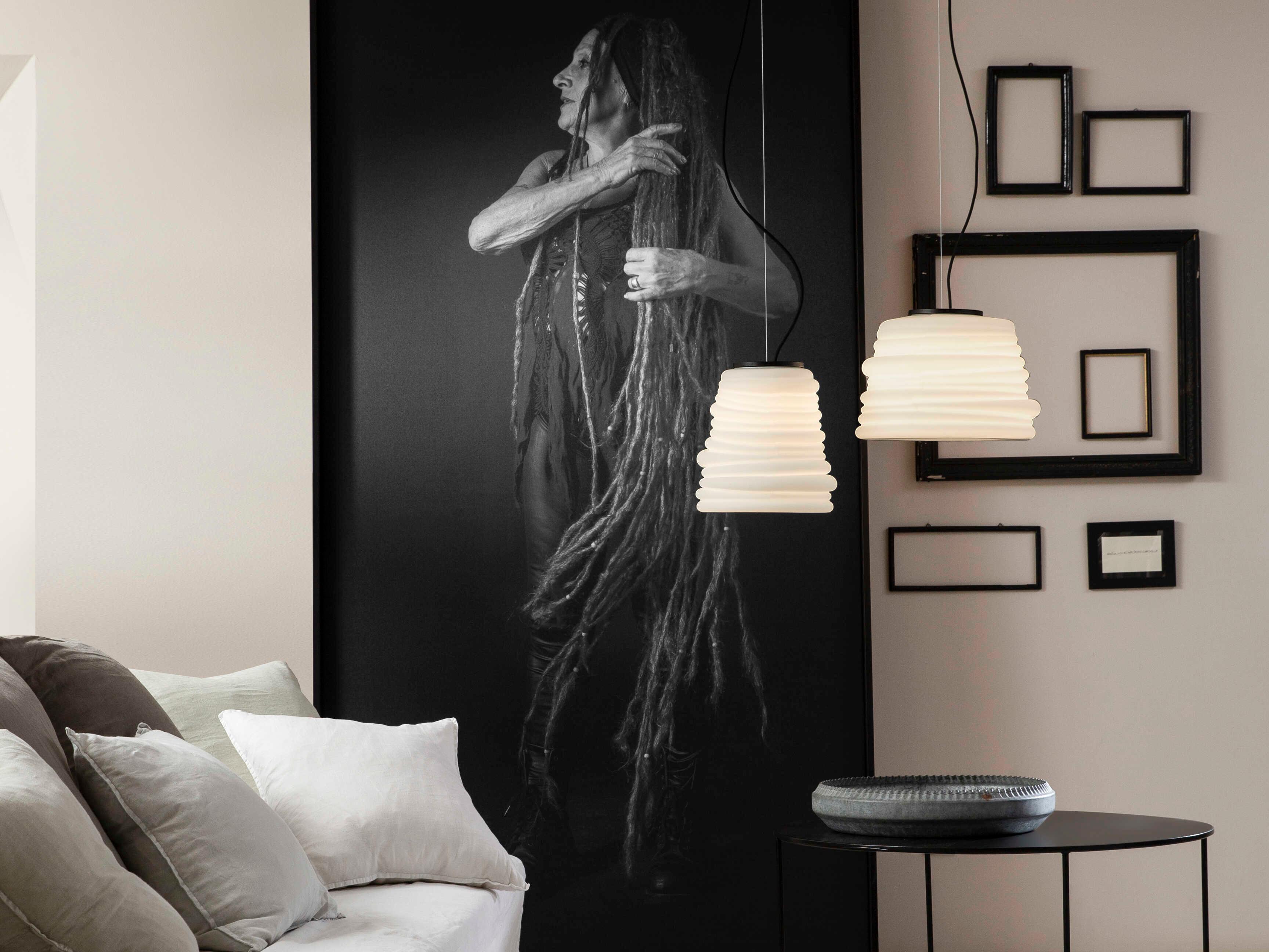 Karman Bibendum 1-Light White Mini Pendant