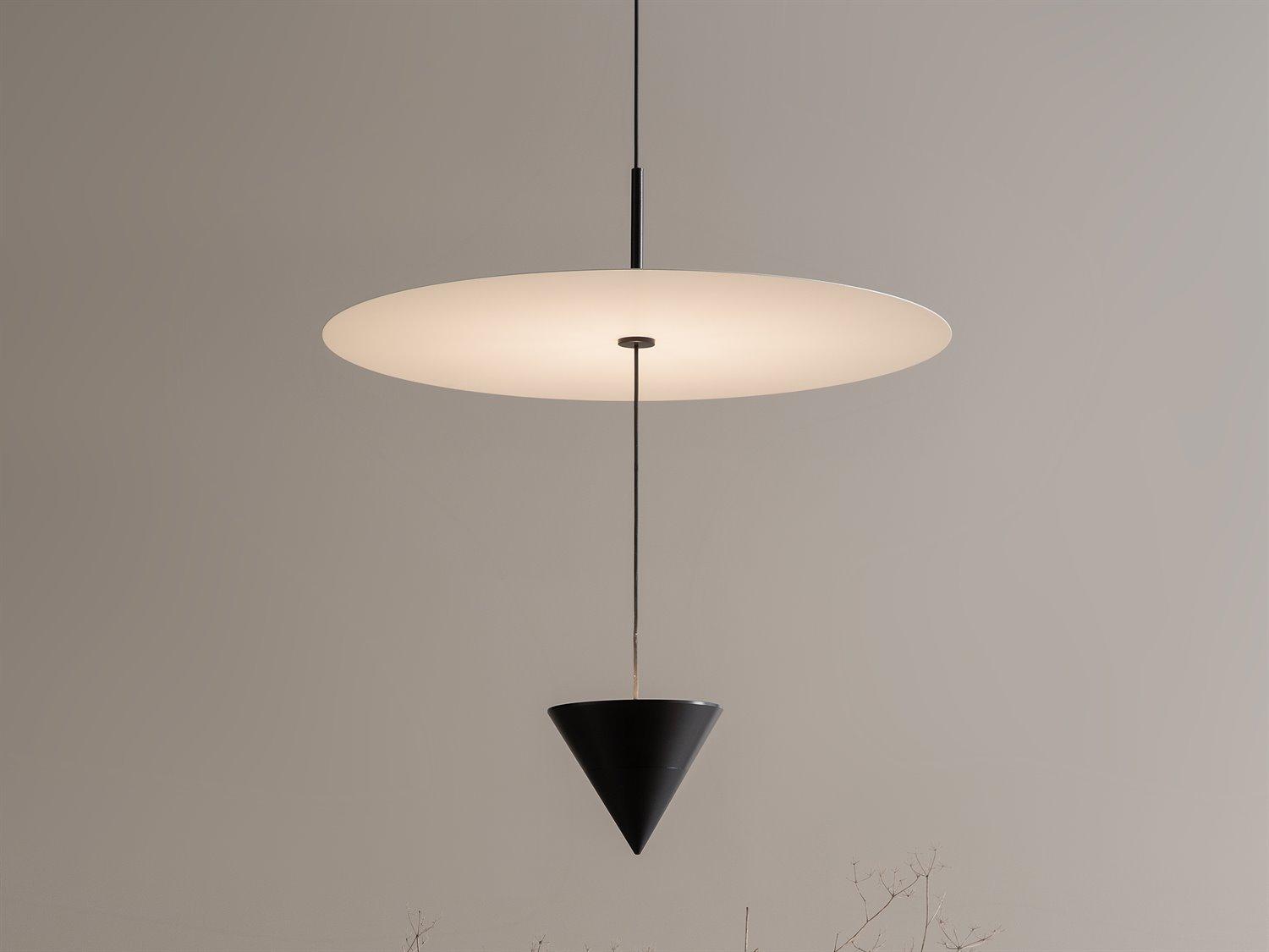 Karman Stralunata Matt Black Round Pendant