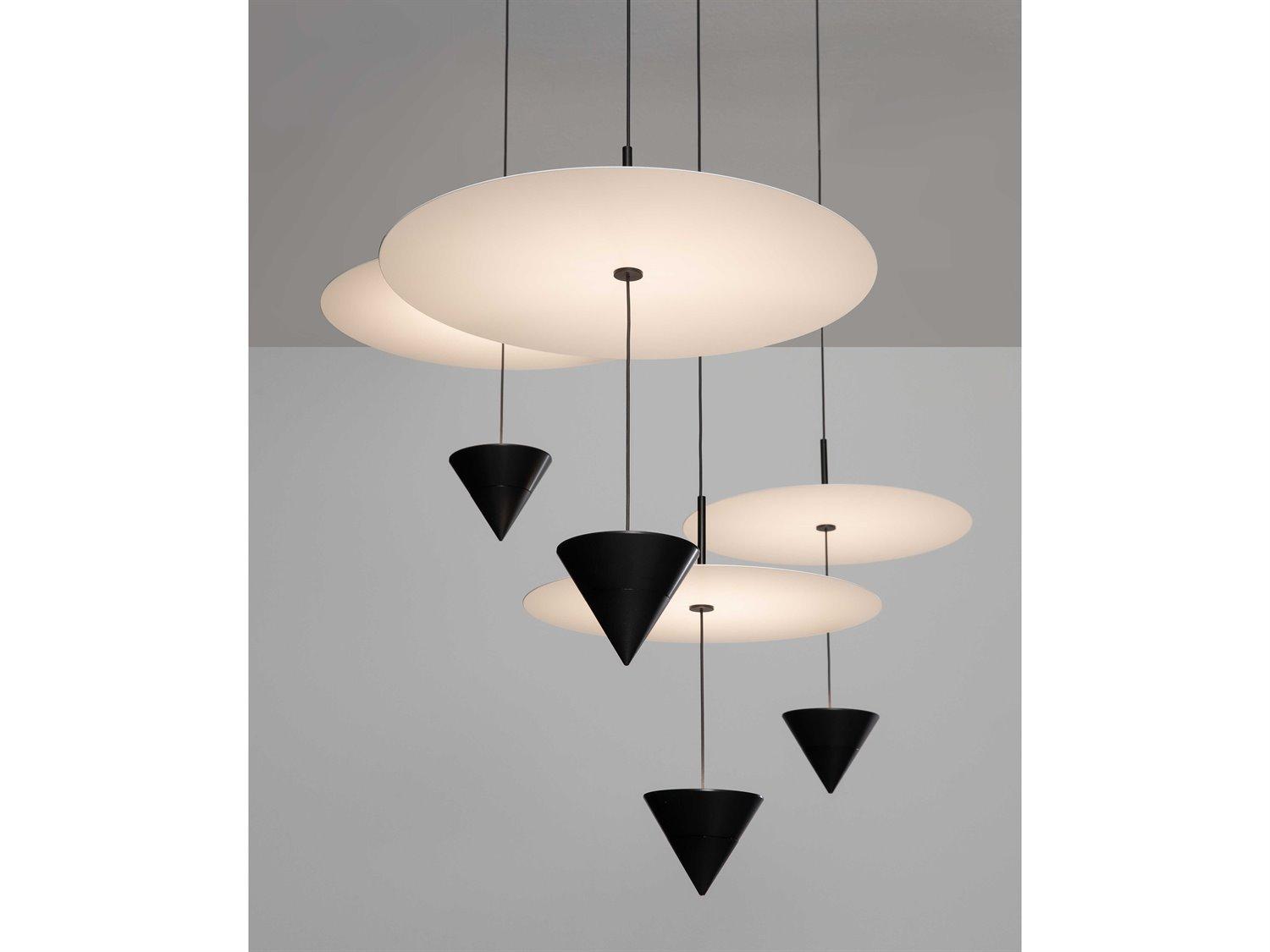 Karman Stralunata Matt Black Round Pendant