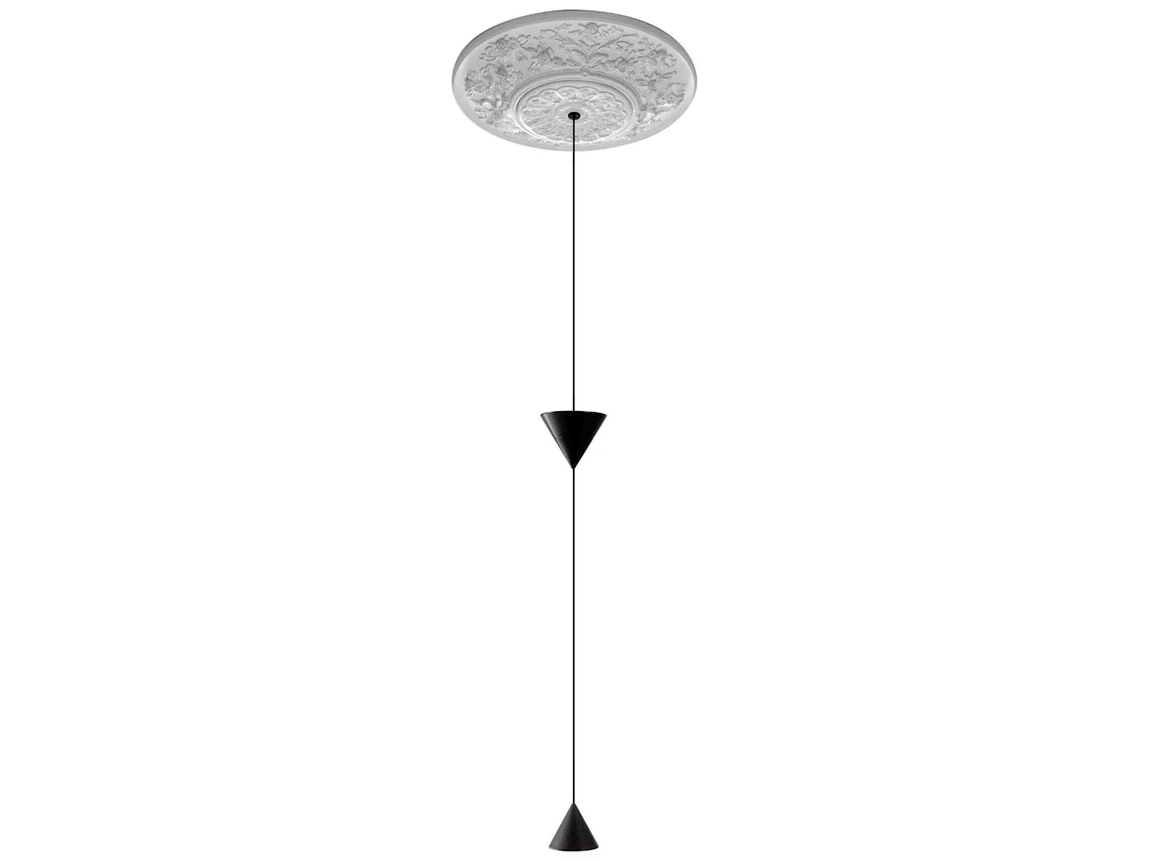 Karman Moonbloom Black White Pendant