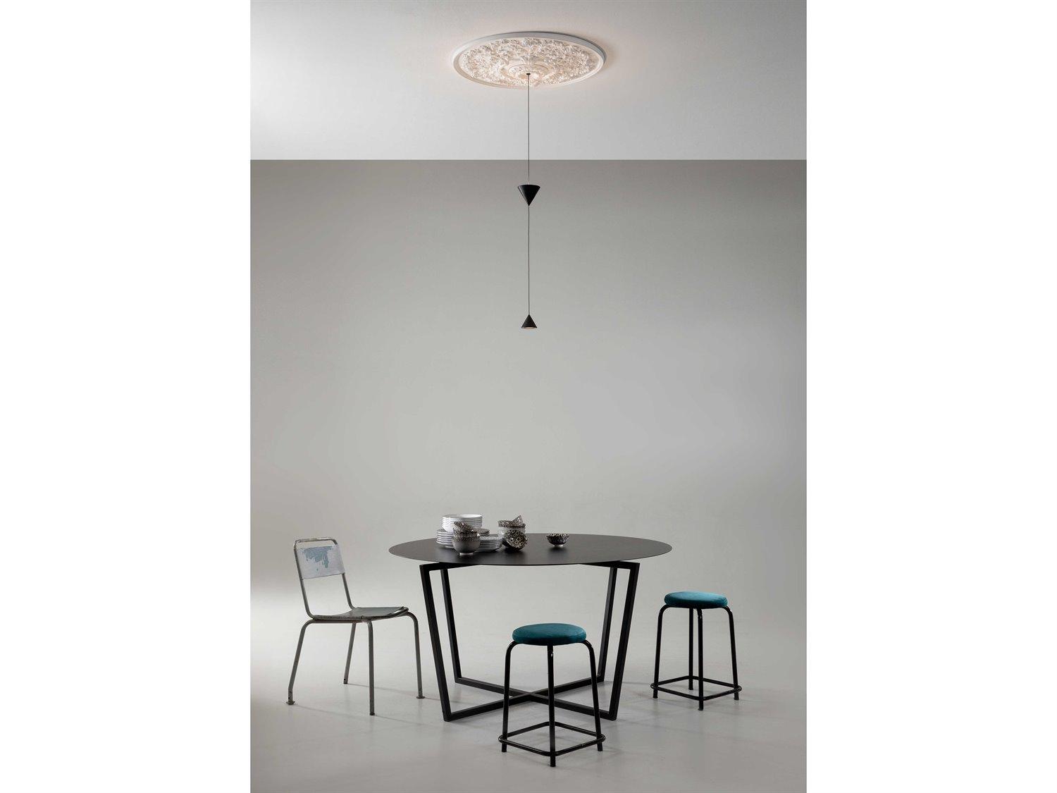 Karman Moonbloom Black White Pendant