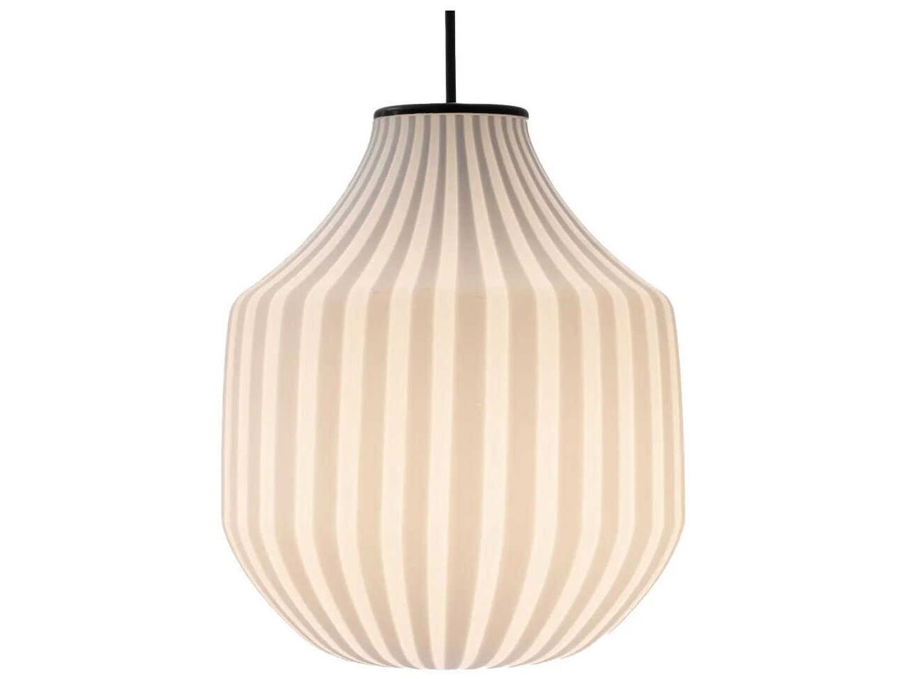 Karman Circus 1-Light White Mini Pendant