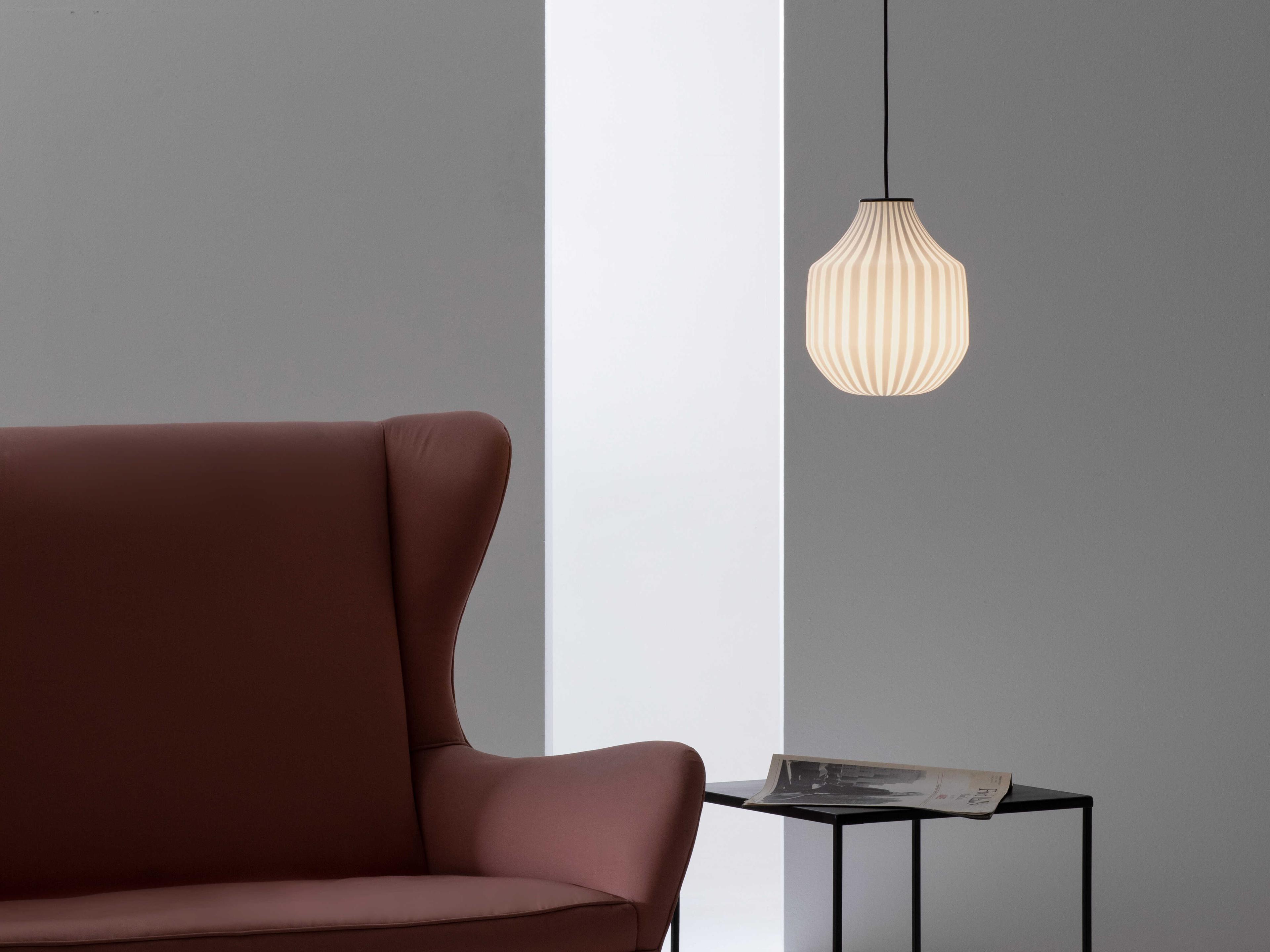 Karman Circus 1-Light White Mini Pendant
