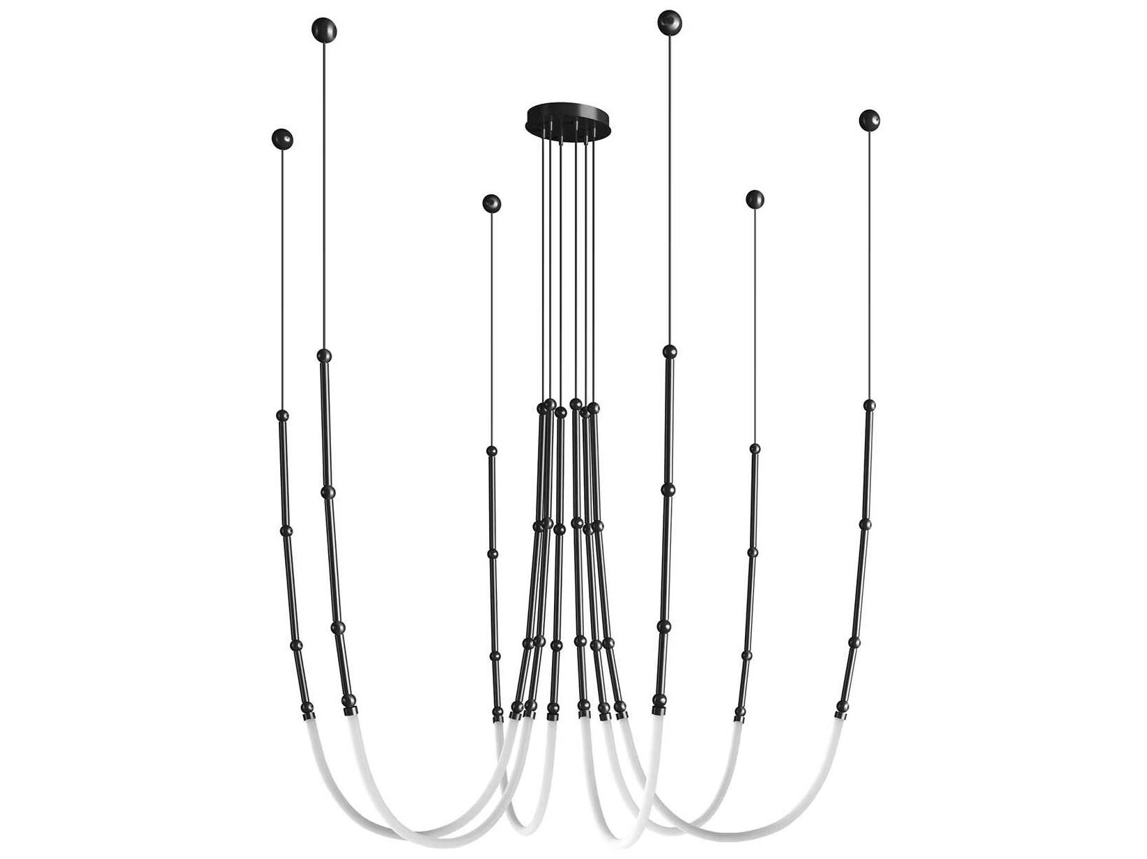 Karman Leda 6-Light Matt Black Pendant