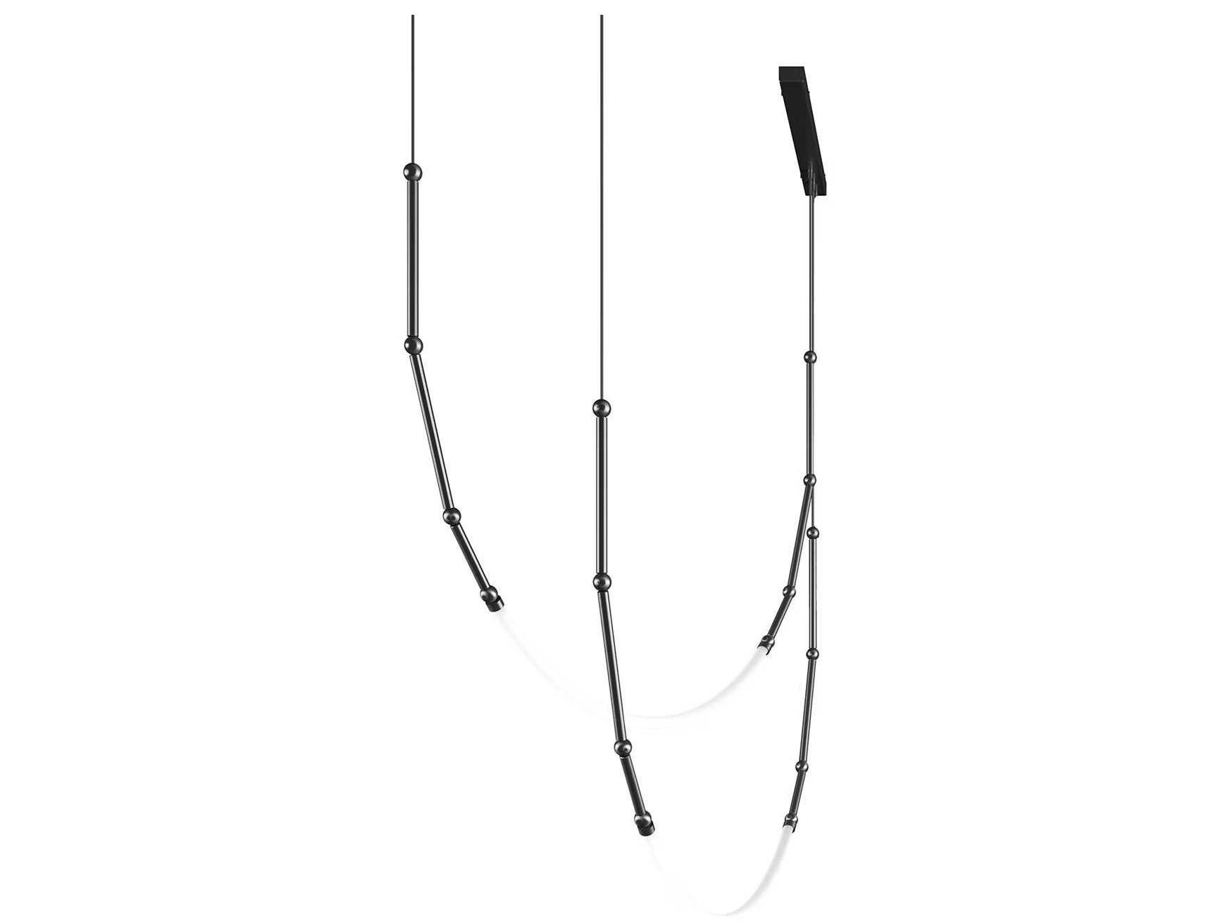 Karman Leda 2-Light Matt Black Pendant