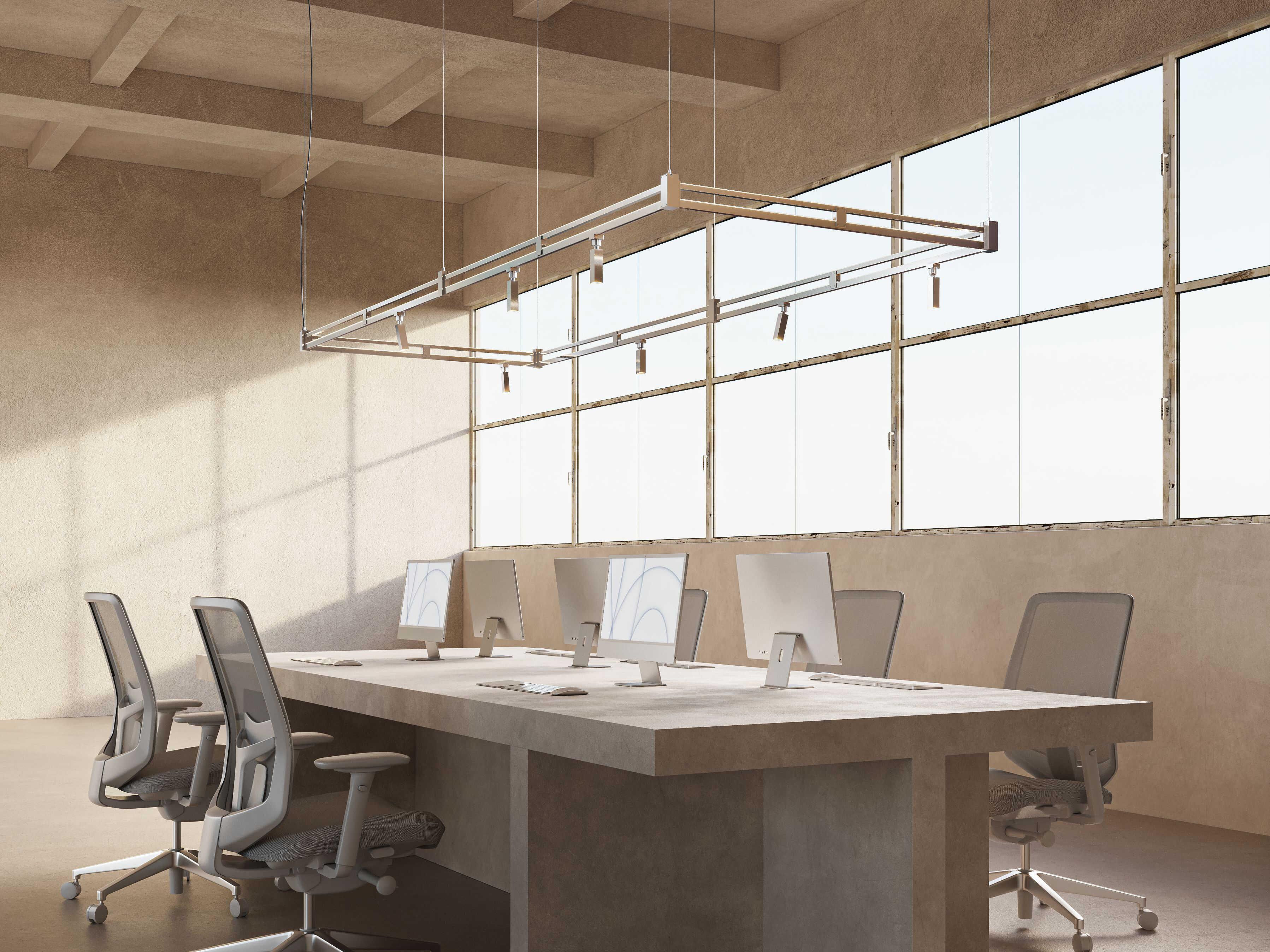 Karman Airtek One White Linear Island Pendant