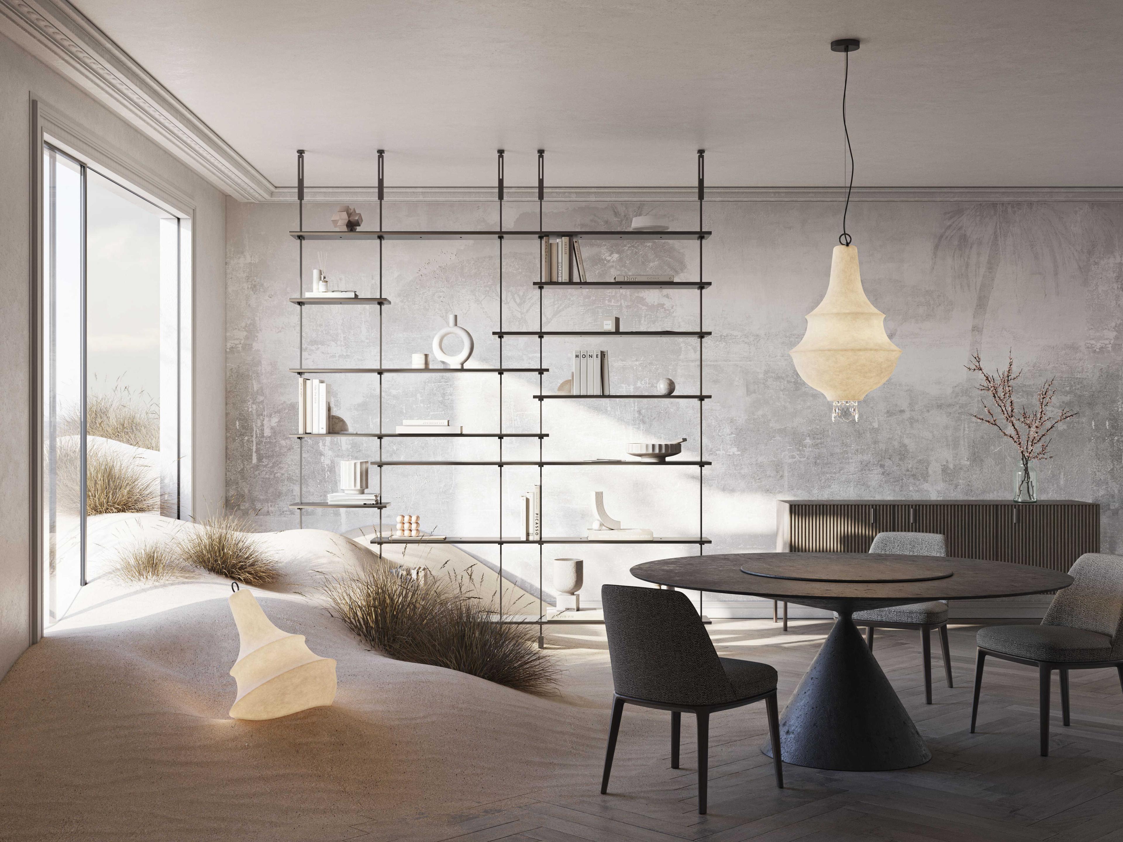 Karman Lady D 1-Light White Bell Pendant